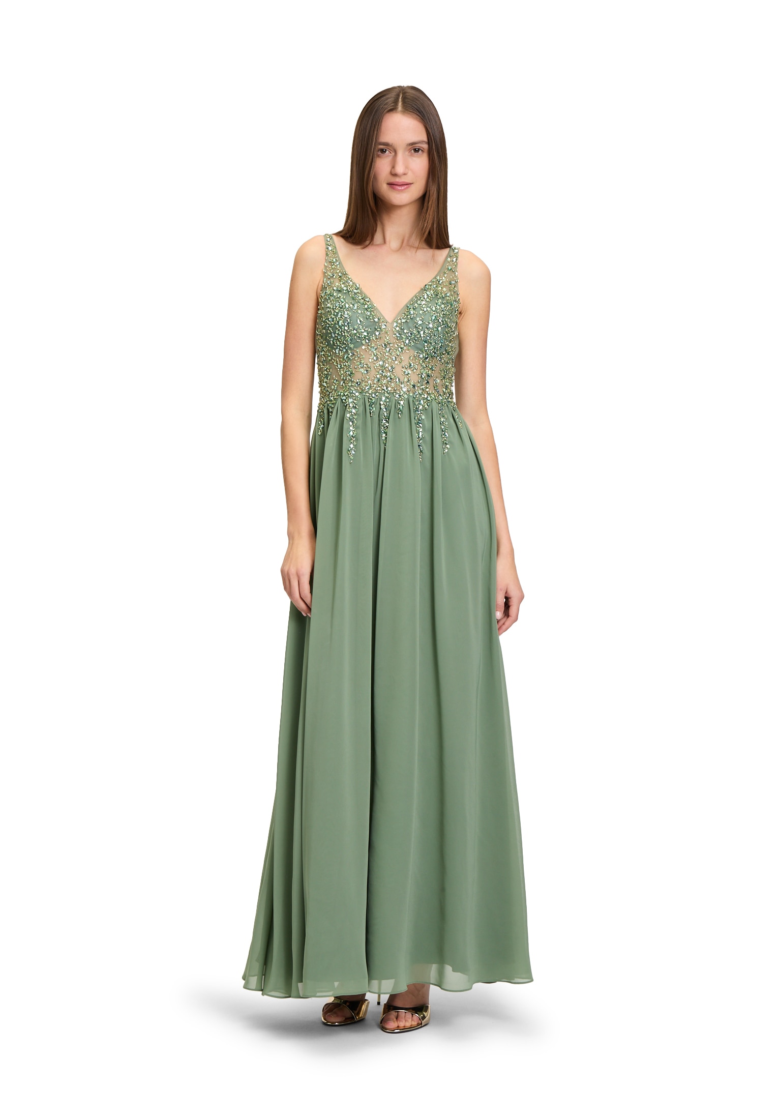Vera Mont Abendkleid "Vera Mont Damen Abendkleid mit Stickerei", Glitzerste günstig online kaufen