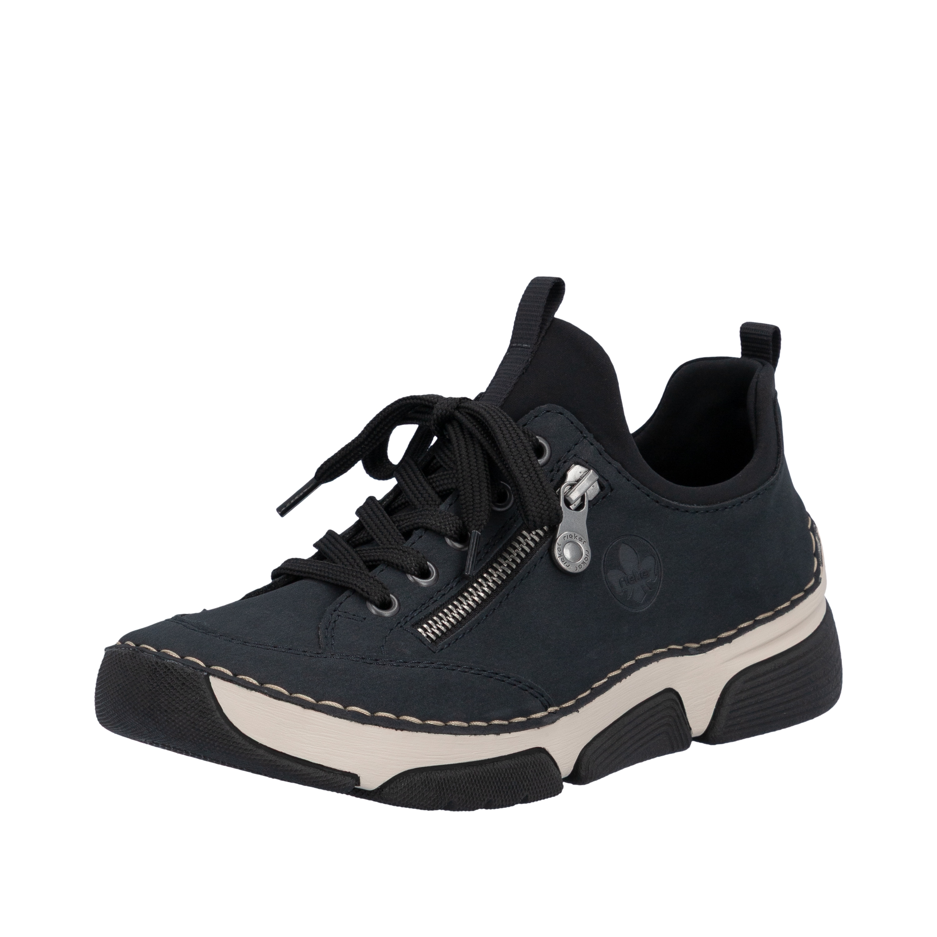 Rieker Slip-On Sneaker Schlupfschuh, Halbschuh, Freizeitschuh mit weicher Innensohle