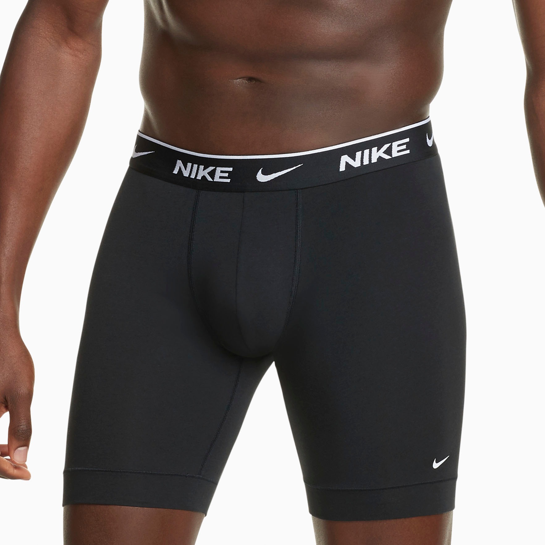 NIKE Underwear Boxer "BOXER BRIEF LONG 3PK", 3 Stk. mit Logo-Elastikbund günstig online kaufen