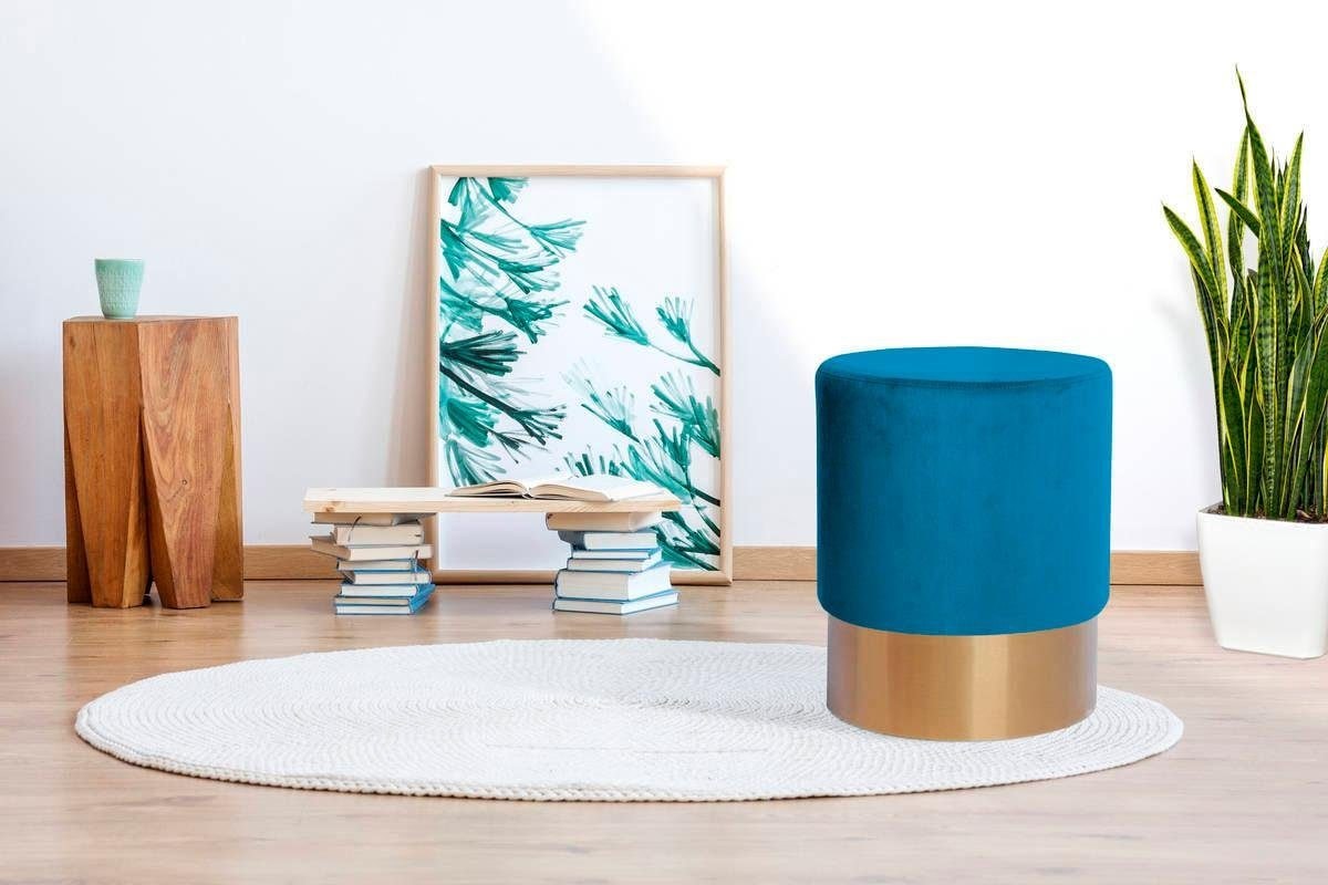 Kayoom Hocker "Nano 110, Hocker in stilvollem Design, runde Form, mit Fuß a günstig online kaufen