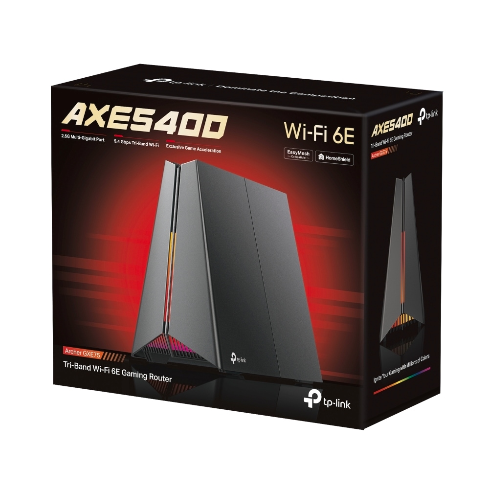 TP-Link WLAN-Router »Archer GXE75 AXE5400 Tri-Band Wi-Fi 6E Gaming Router«