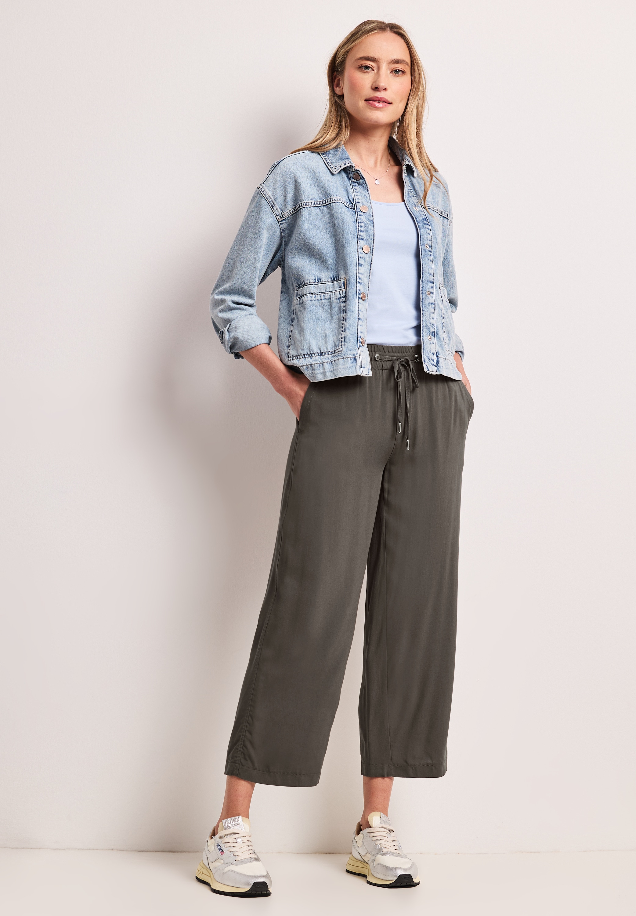 STREET ONE Stoffhose  High Waist