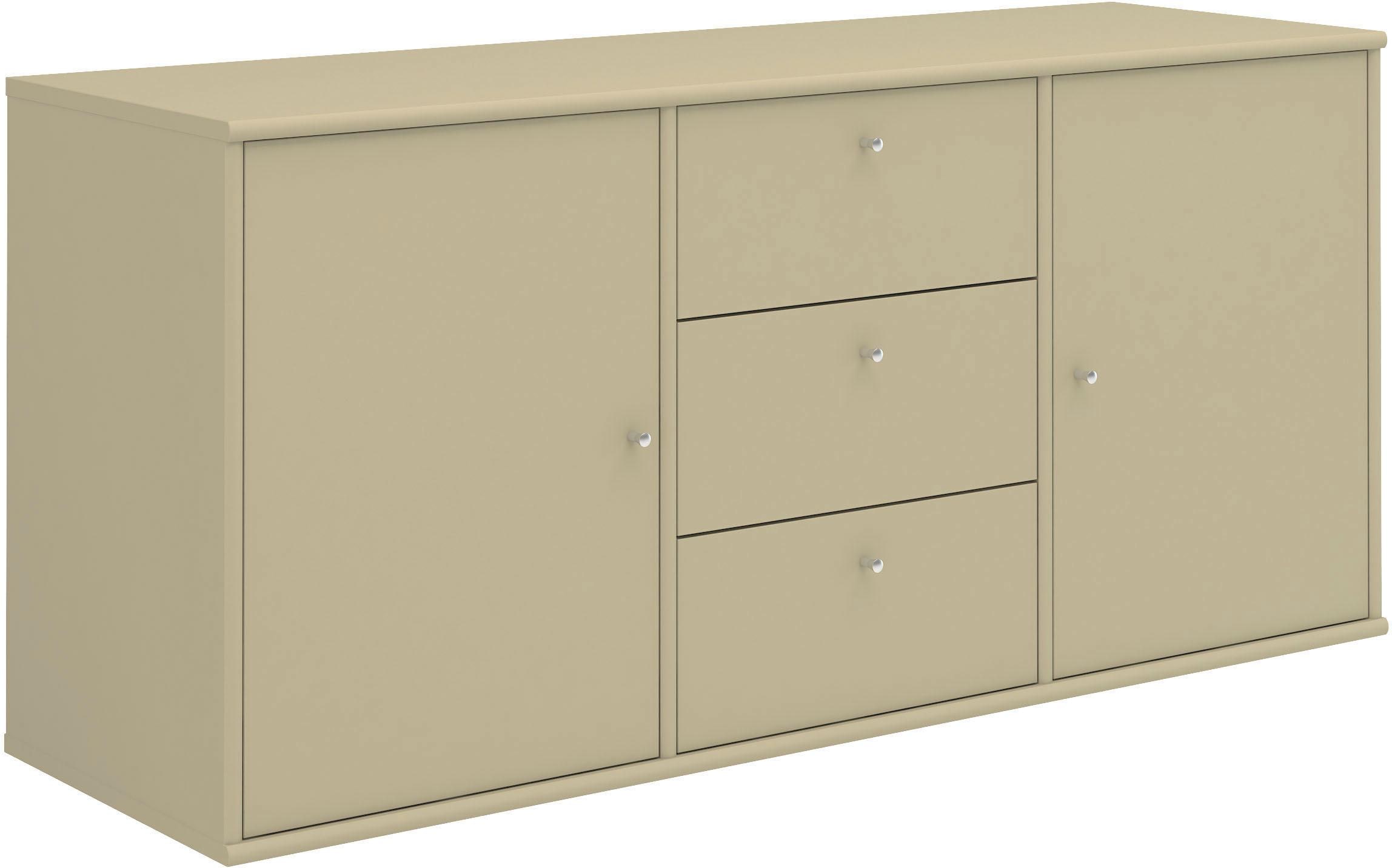 Hammel Furniture Sideboard Schrank, B: Designmöbel Türen »Mistral, | 133 montierbar«, Schubladen, Hochwertig und cm, anpassungsbar mit hängend/stehend BAUR