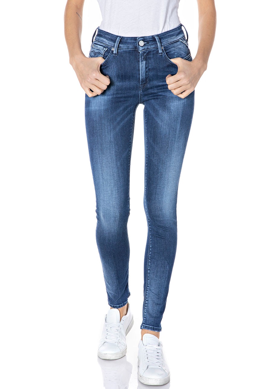 Replay Skinny-fit-Jeans »Luzien«, HYPERFLEX STRETCH DENIM - RE USED