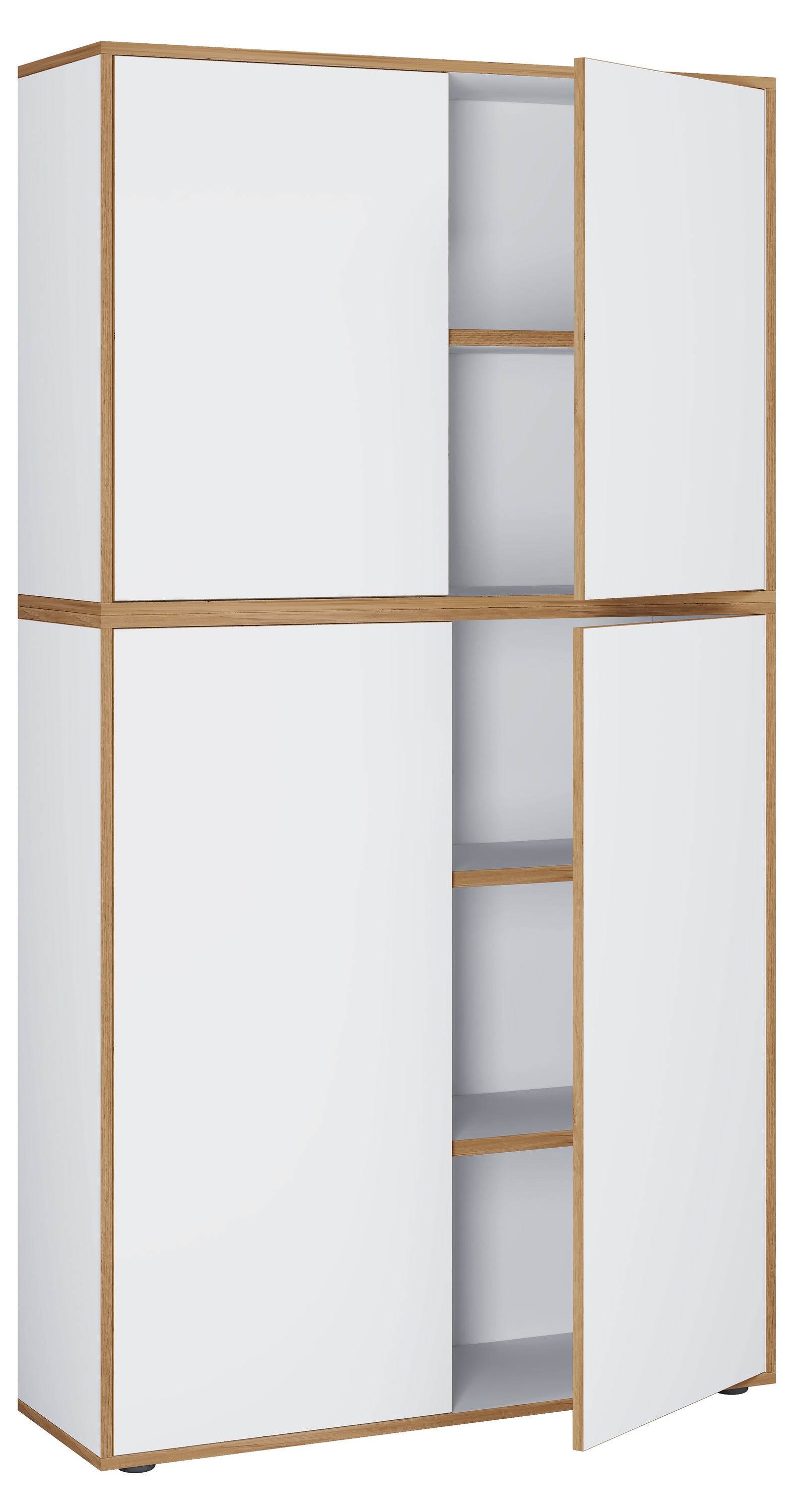 VCM Aktenschrank "Büroschrank Aktenschrank Sideboard Salia 5fach" 1 Stk. tlg.