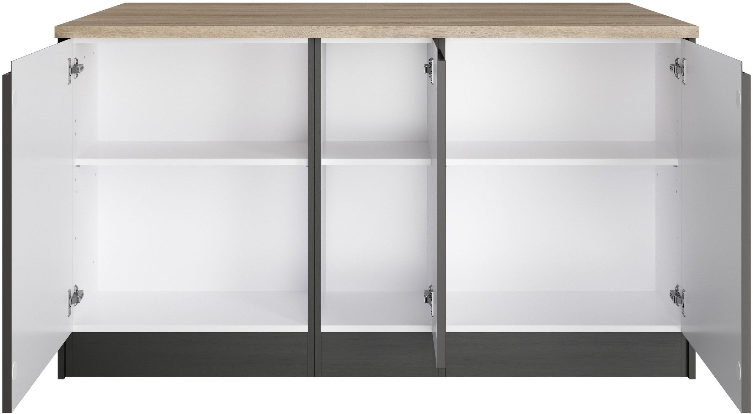 HELD MÖBEL Kücheninsel »Virginia«, Breite 153 cm, MDF-Fronten, Flaschenregal