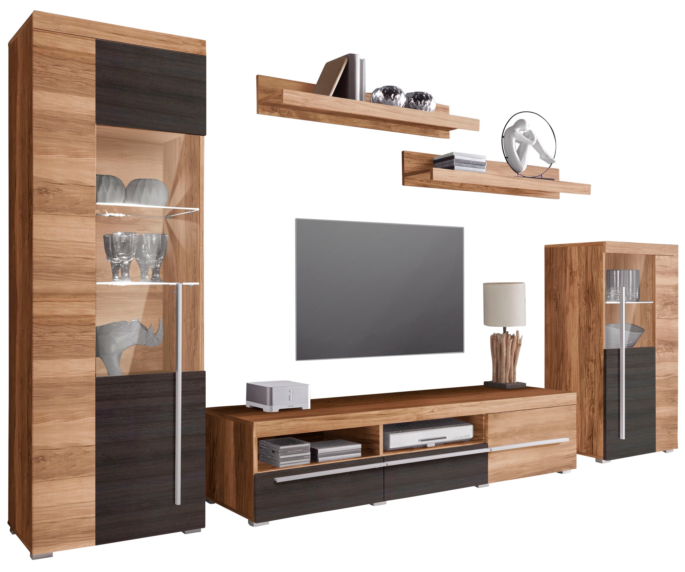 OTTO home "Roger,Breite 270 cm moderne Mediawand ohne Beleuchtung" Set, 5 S günstig online kaufen