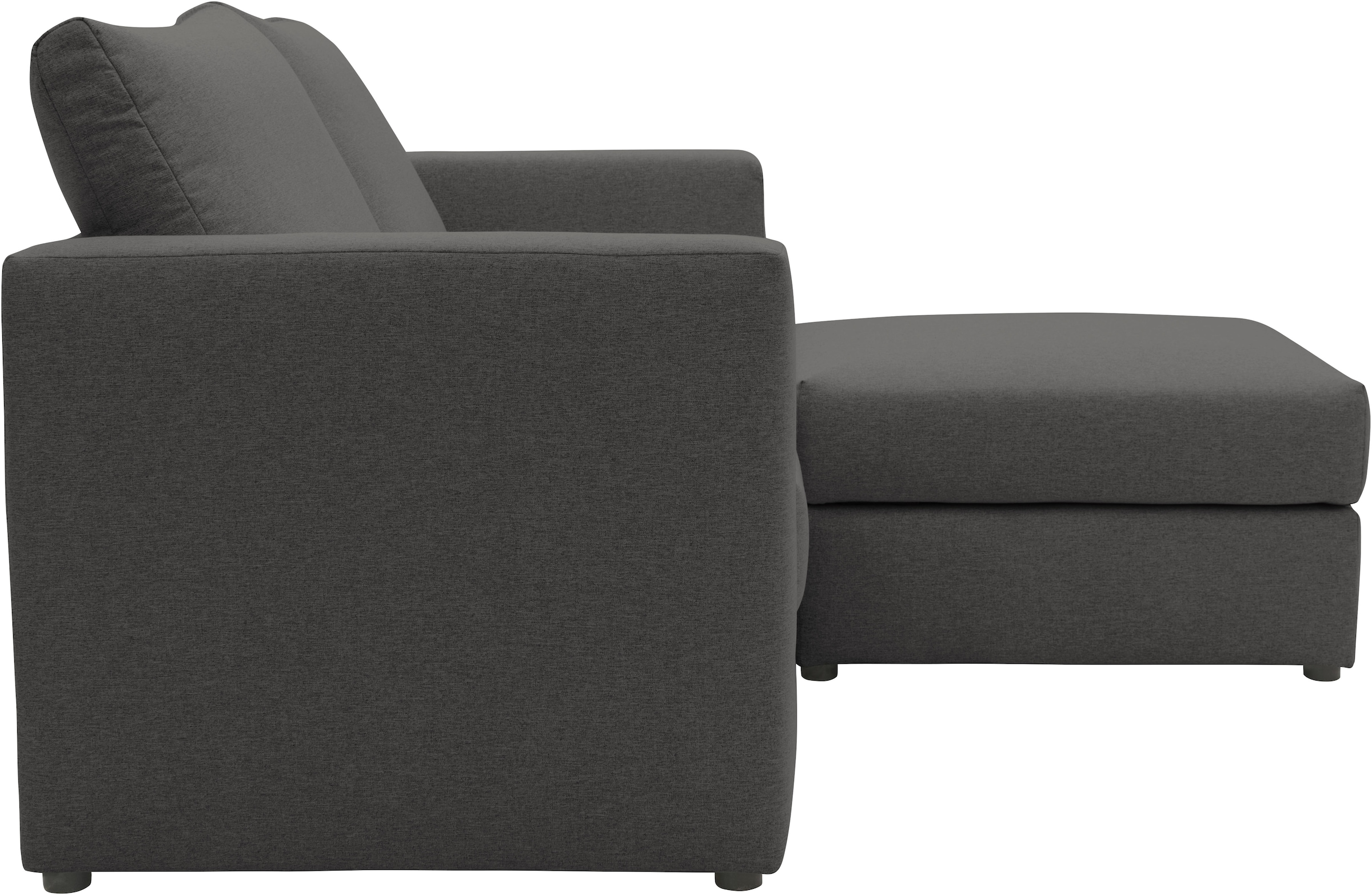 DOMO collection 2-Sitzer »Bibury smartes, modulares Ecksofa aus Sofa & Hocker mit Schlaffunktion« Sitzfläche mit Federkern, inkl. 2 Rückenkissen