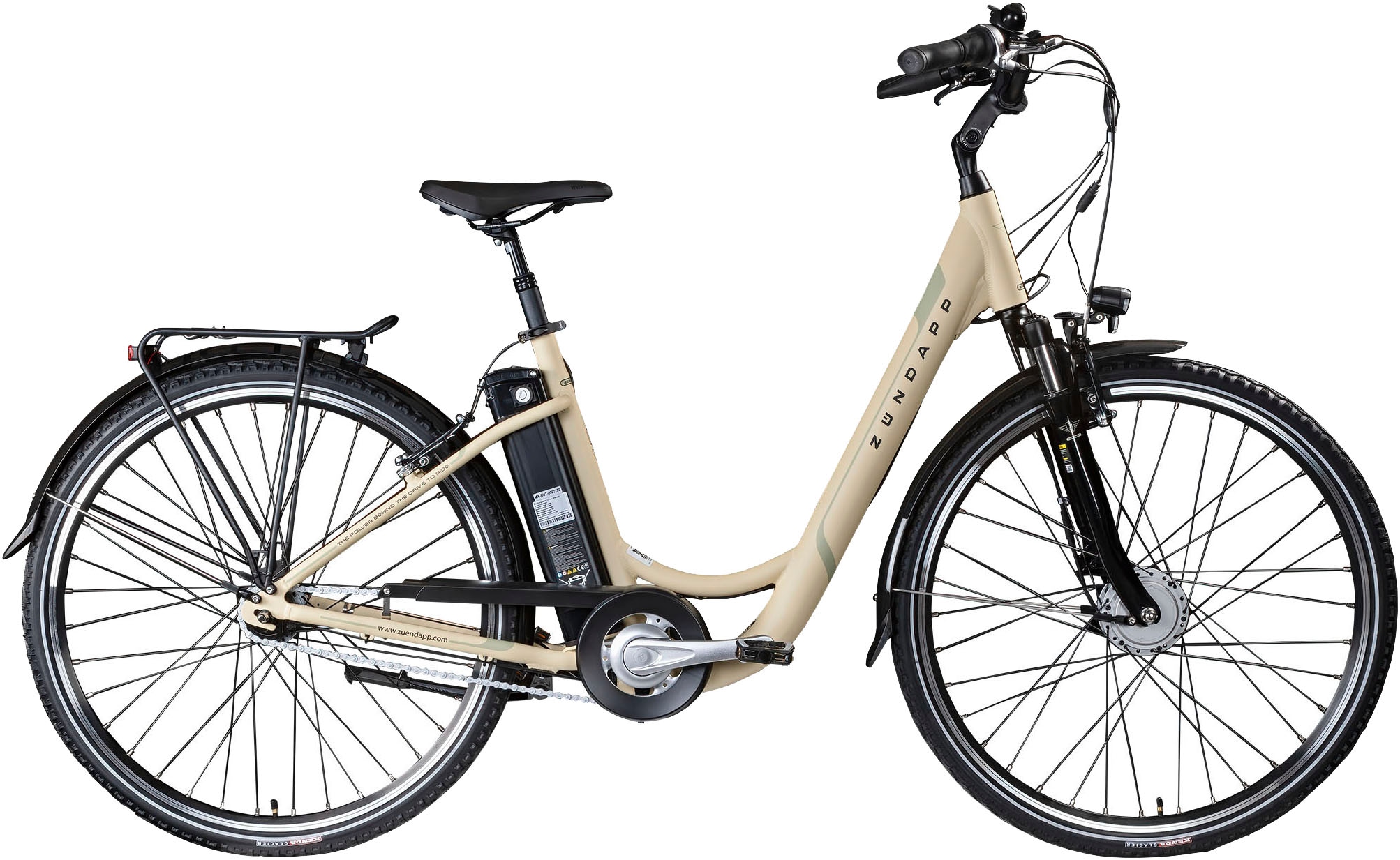 Zündapp E-Bike »Z517«, 7 Gang, Shimano, Nexus, Frontmotor 250 W, Pedelec, Elektrofahrrad für Damen u. Herren