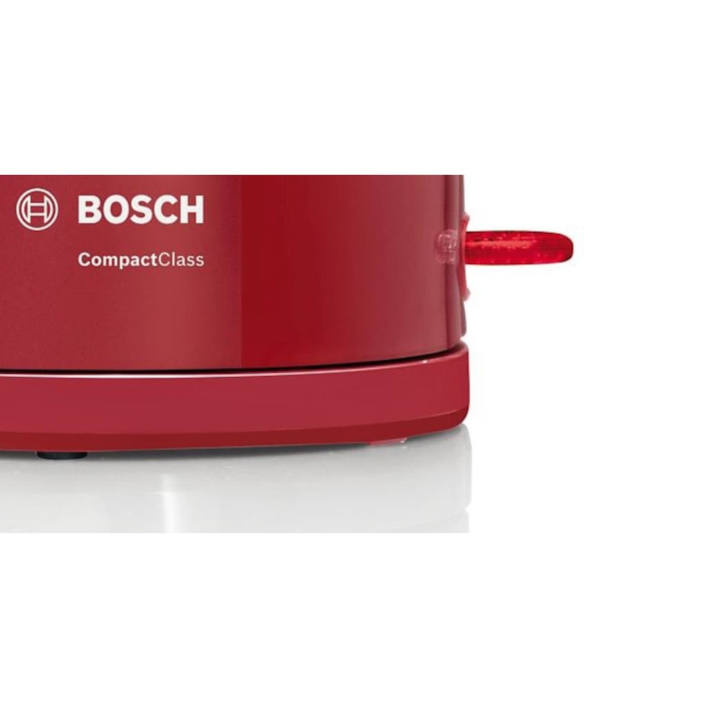 BOSCH Wasserkocher »CompactClass TWK3A014 ROT«, 1,7 l, 2400 W