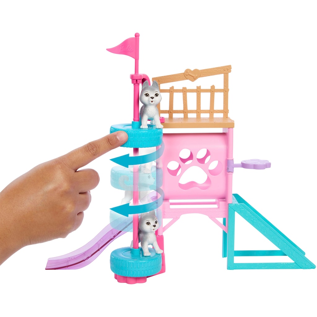 Barbie Anziehpuppe »Stacie's Hündchenspielplatz-Spielset«