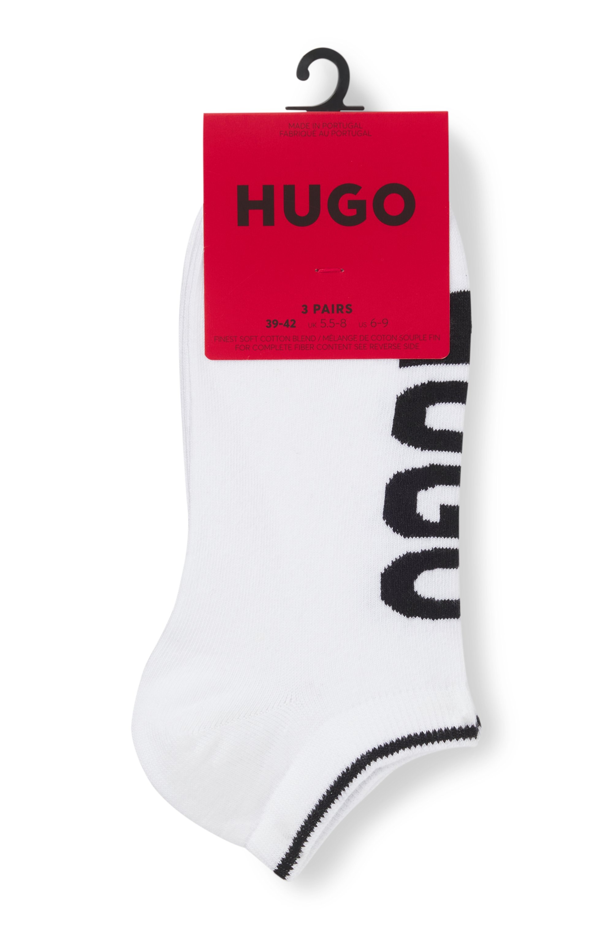 HUGO Underwear Sneakersocken »3P AS LOGO CC«, (3 Paar), mit Logodetails