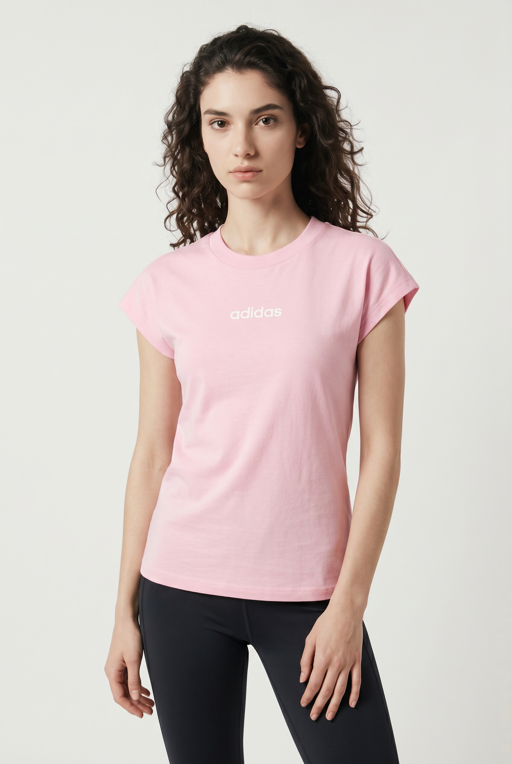 adidas Sportswear T-Shirt "W LIN SJ T" sportlicher Stil, Kurzarm, ohne Verschluss, aus Baumwolle
