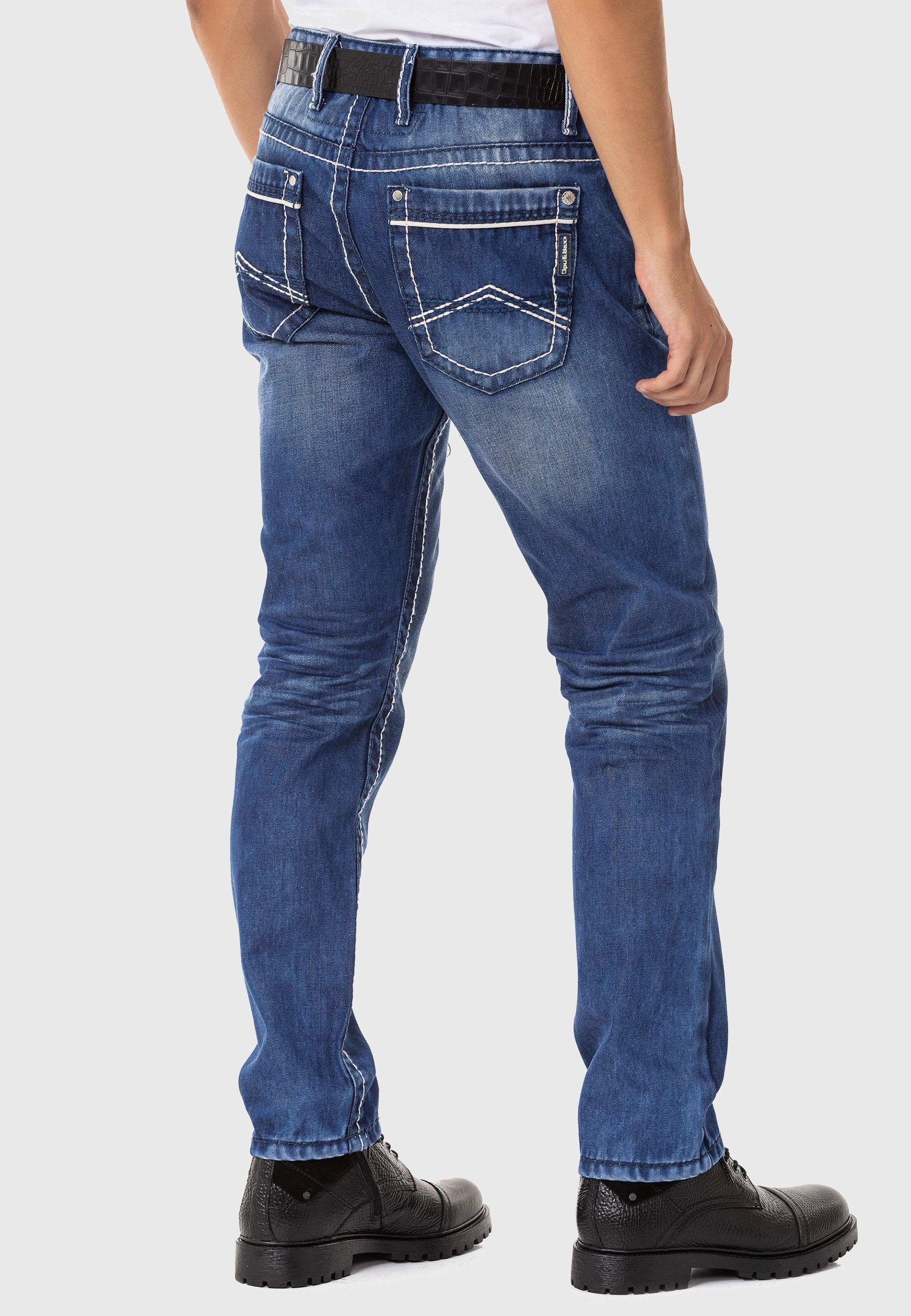 Cipo & Baxx Straight-Jeans "Jeans", In Straight Fit, CD-148 günstig online kaufen