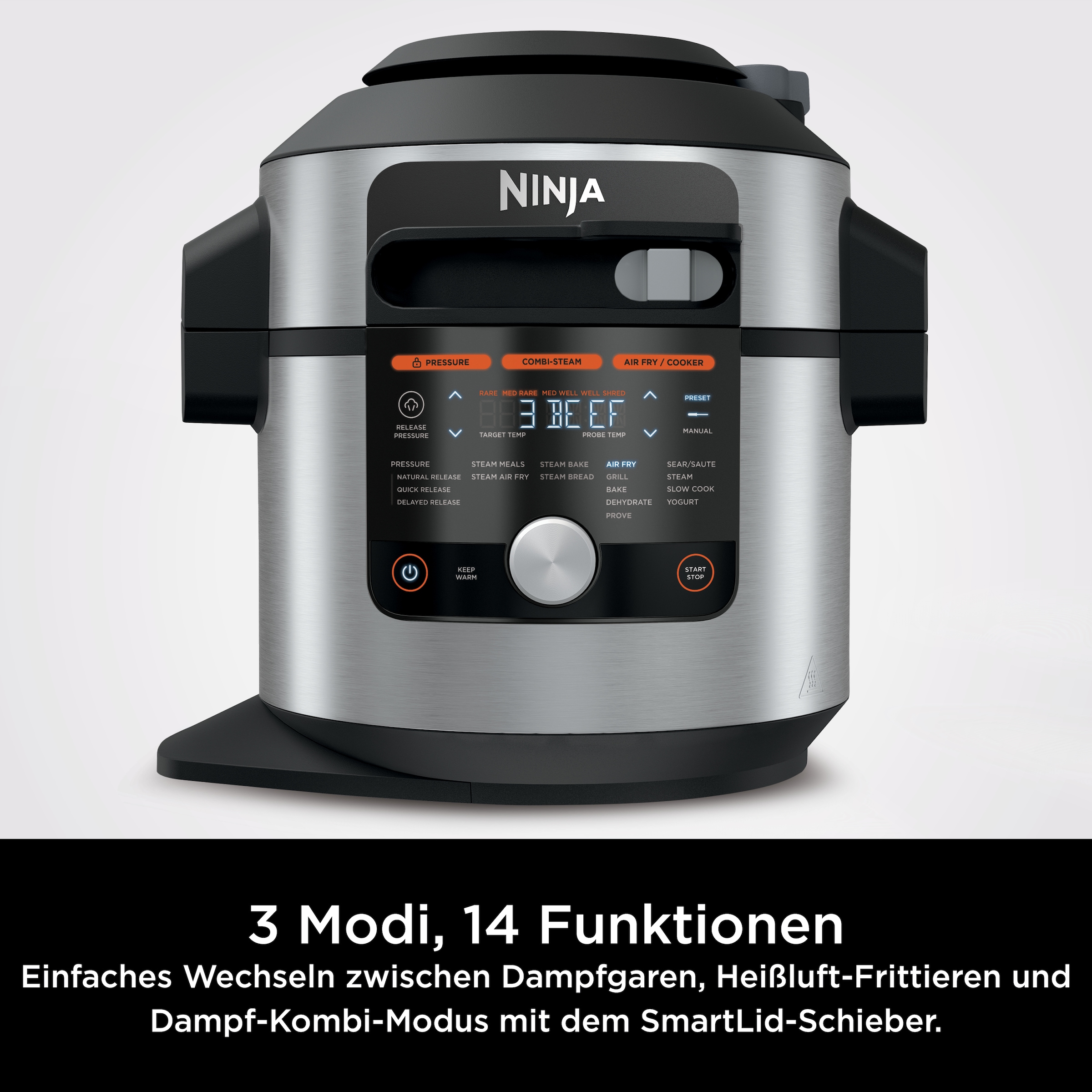 NINJA Multikocher »Foodi MAX 14-in-1 SmartLid Multikocher OL750EU«