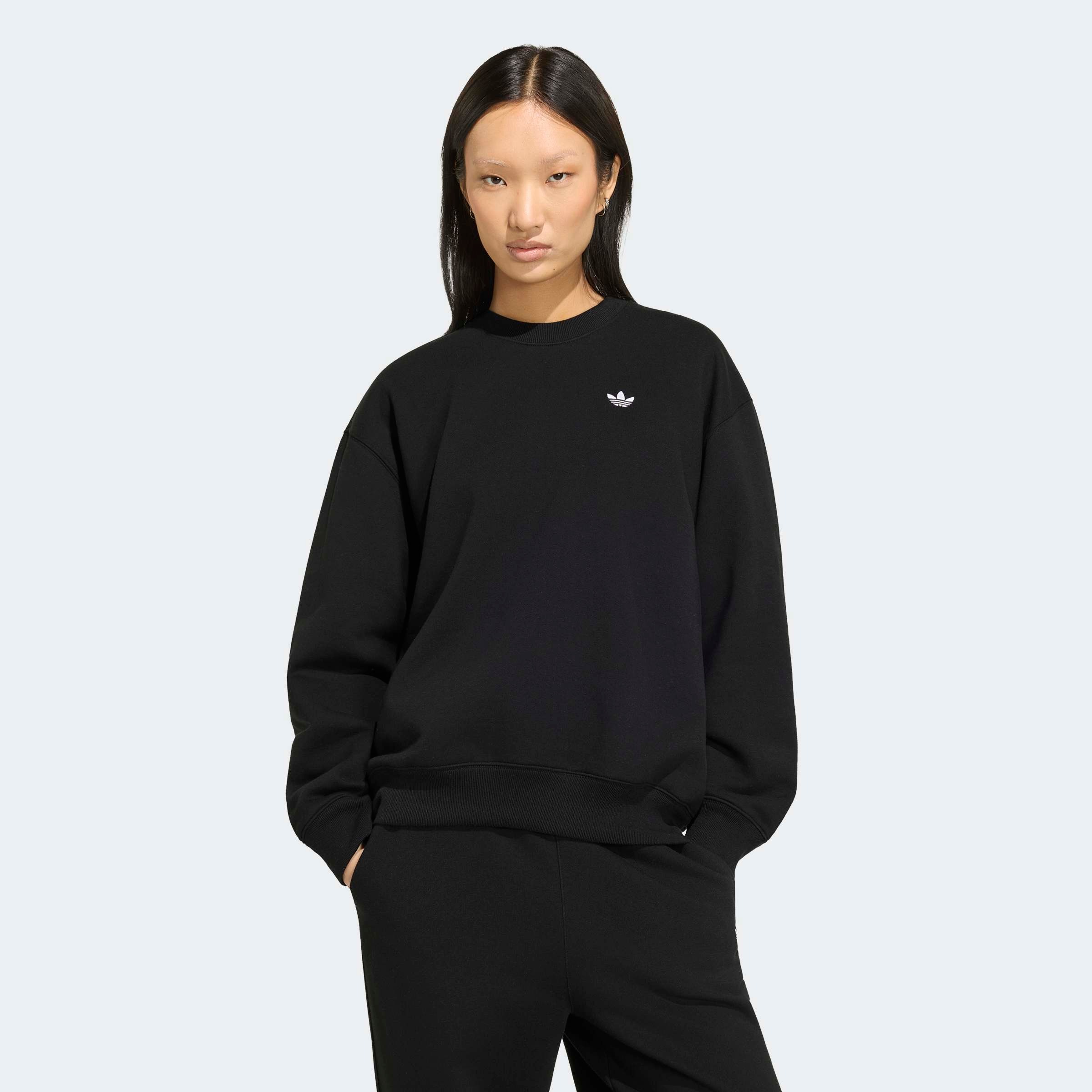 adidas Originals Sweatshirt "ESS FL CRW OS", mit Rundhalsausschnitt, ohne Verschluss, in normaler Schnittform