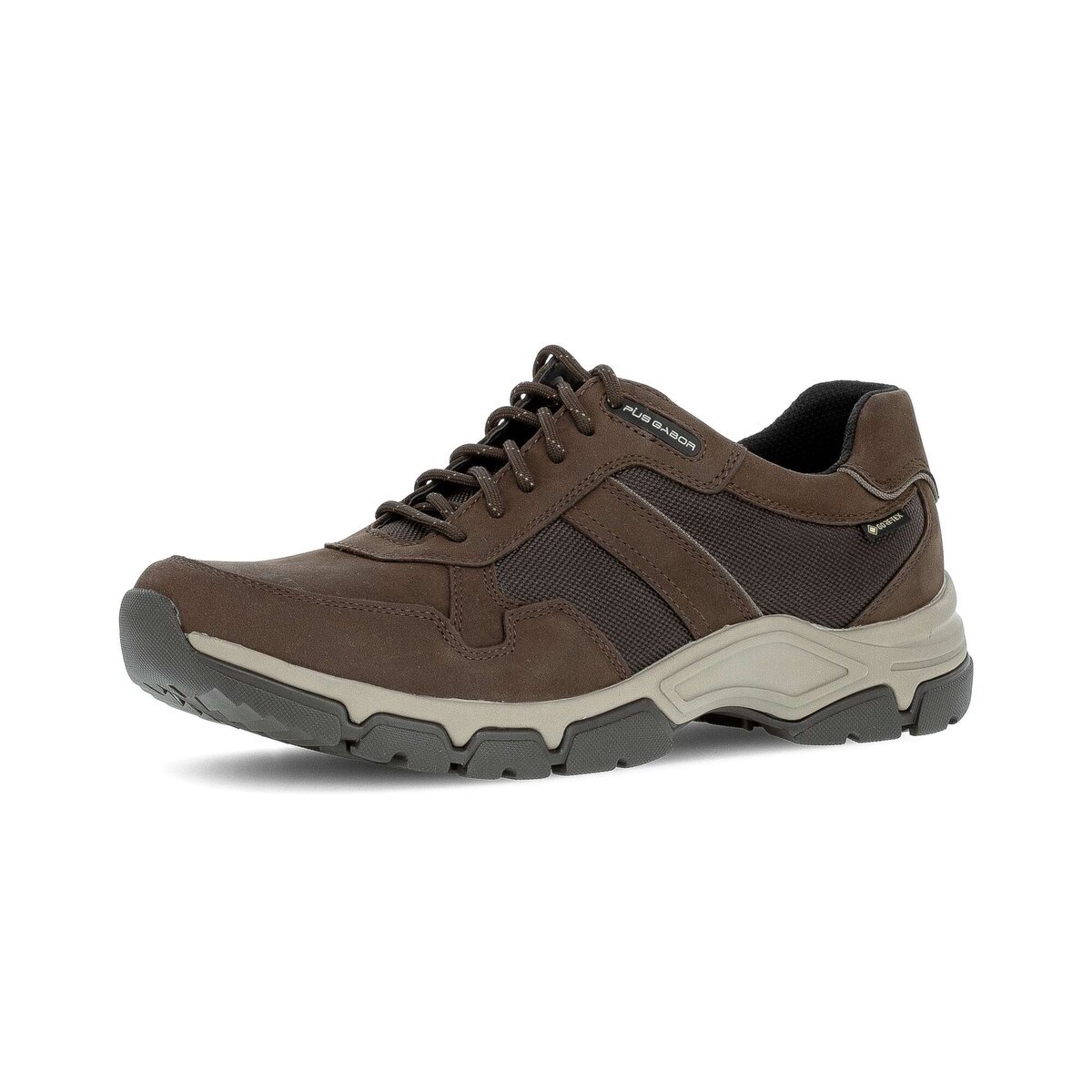 Sneaker GABOR "Sneaker low", Herren, Gr. 42,5, braun, Schuhe Sneaker