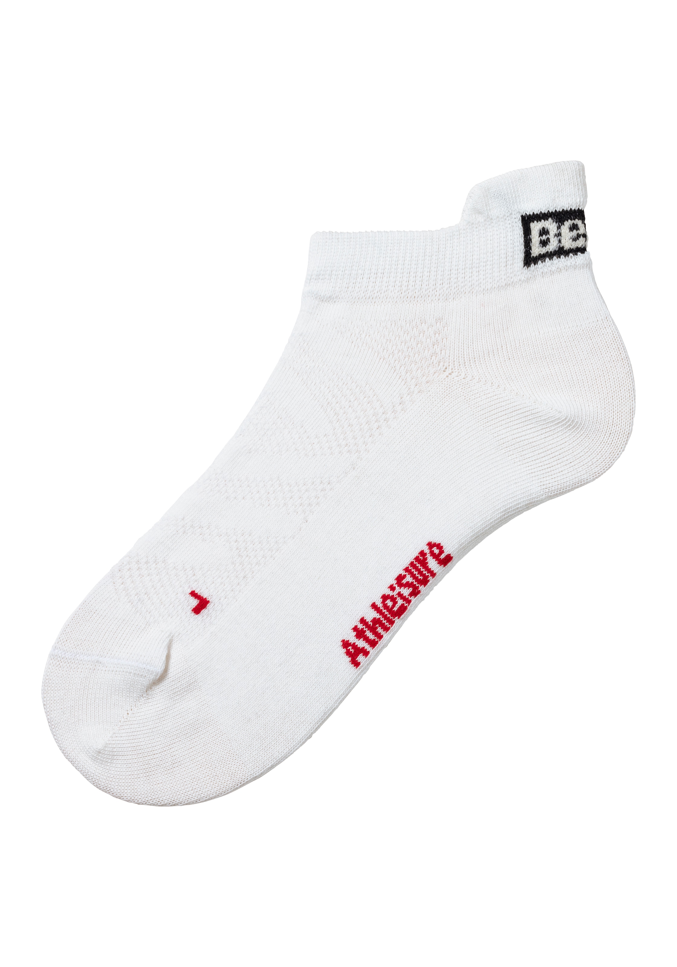 Bench. Sneakersocken, (Packung, 6 Paar), mit Lüftungskanälen in Netzstruktur