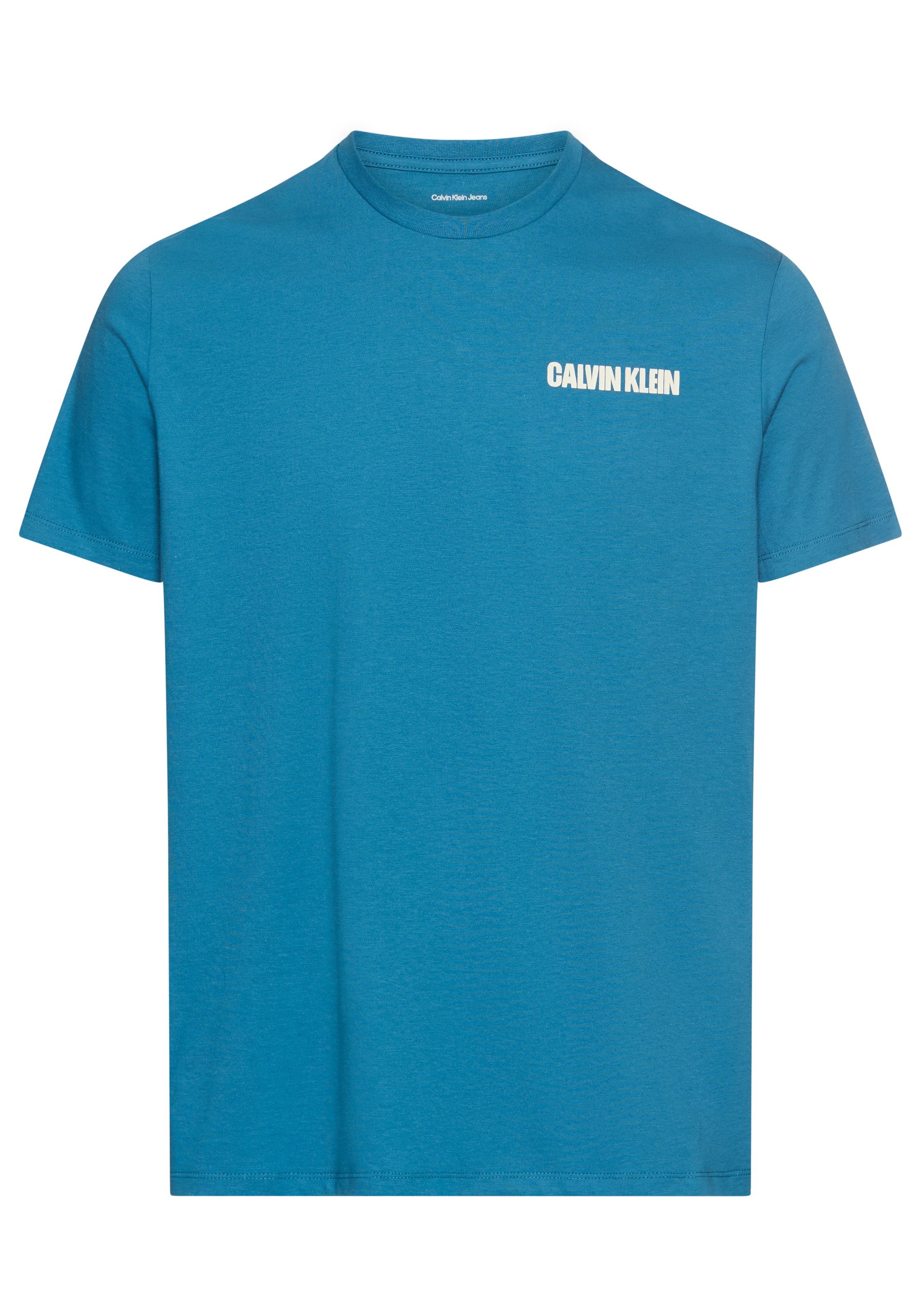 Calvin Klein Jeans T-Shirt "SS 30s E WRD STRTCH", mit großem Logodruck auf günstig online kaufen