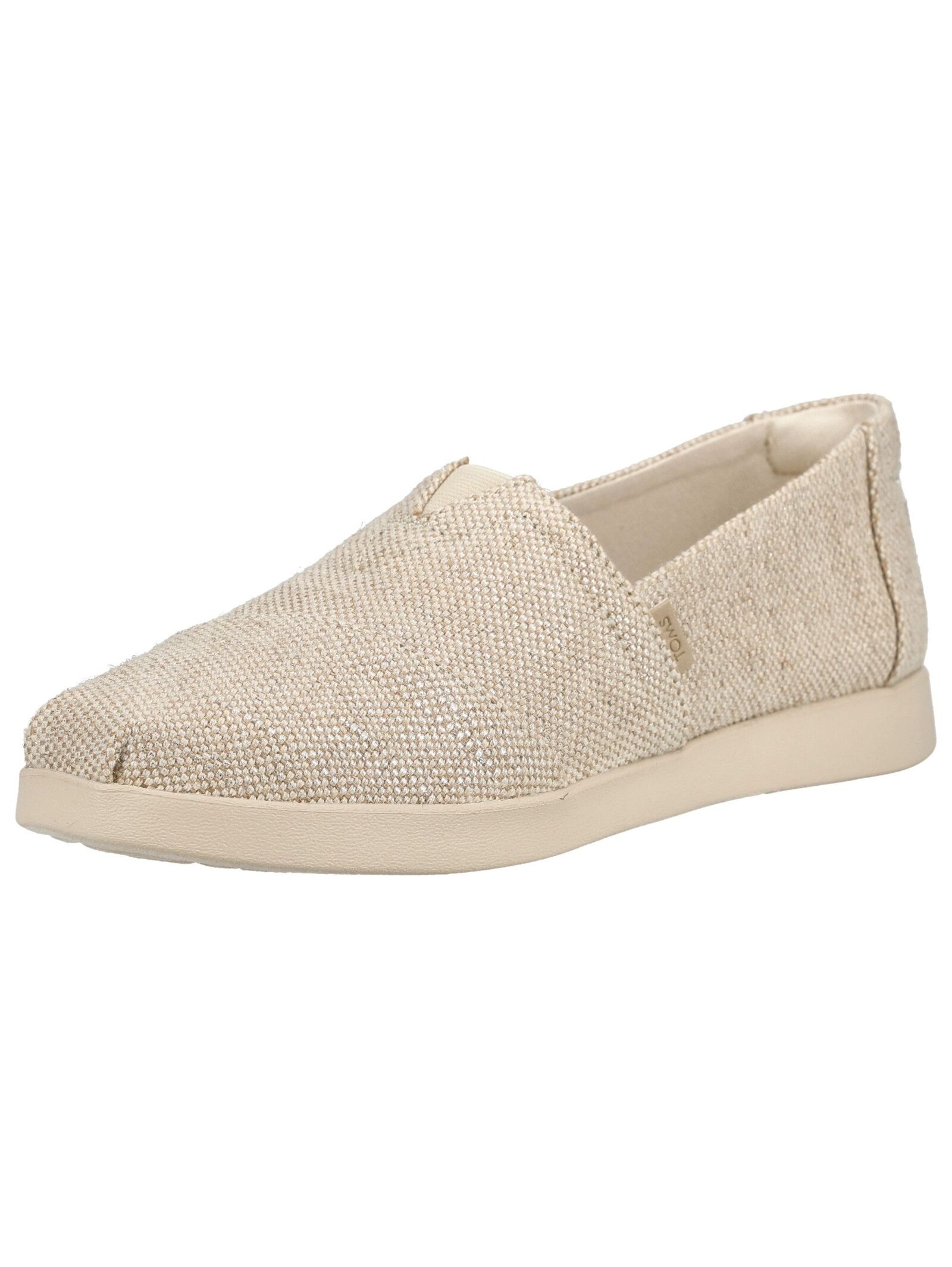 Slipper TOMS "TOMS Slipper Textil", Herren, Gr. 37,5, gold, Textil, Schuhe Slipper