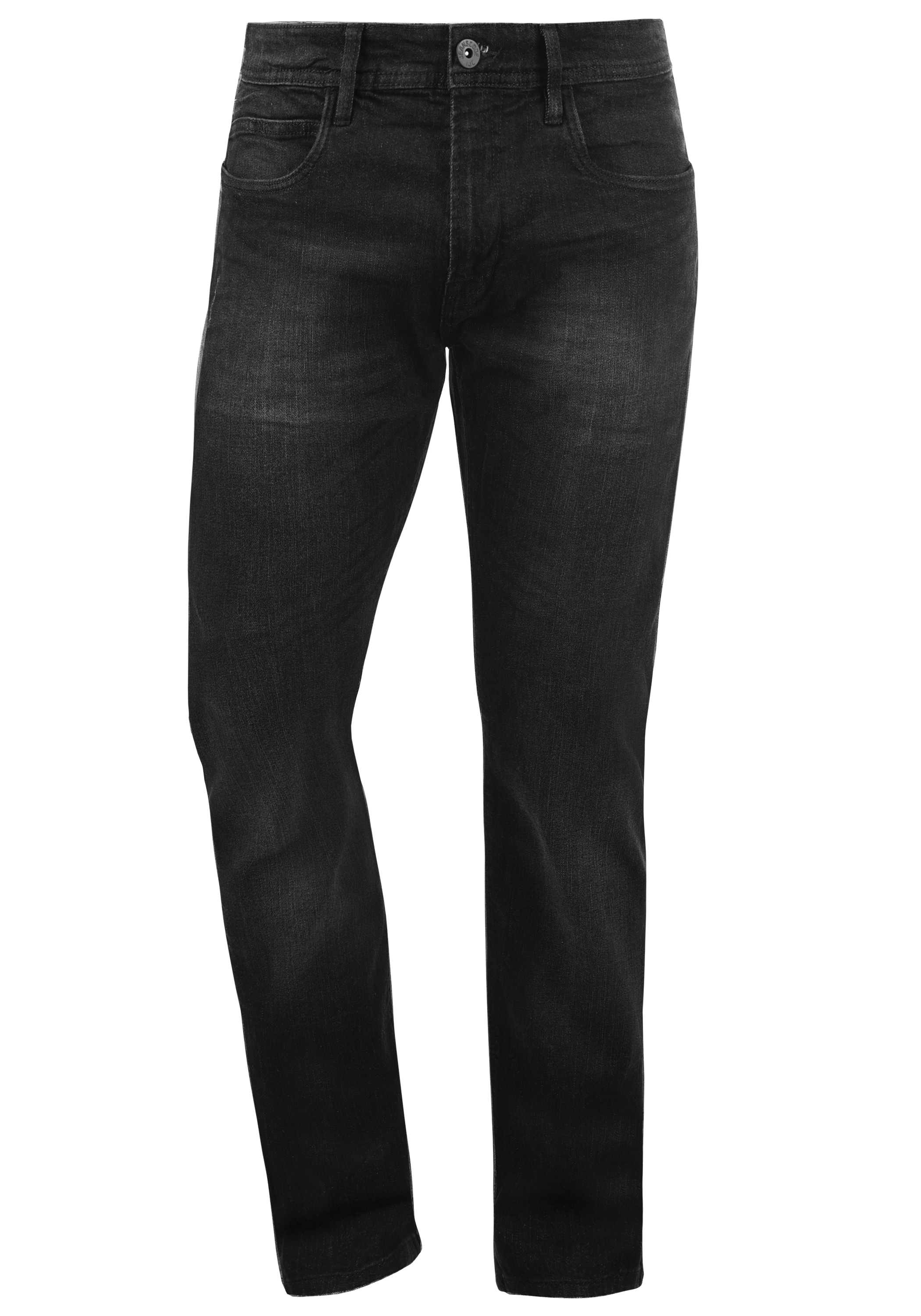 5-Pocket-Jeans INDICODE "5-Pocket-Jeans IDQuebec", Herren, Gr. 33, Länge 34, schwarz, Obermaterial: 98% Baumwolle CO. 2% Elasthan EL., unifarben, Hosen 5-Pocket-Jeans