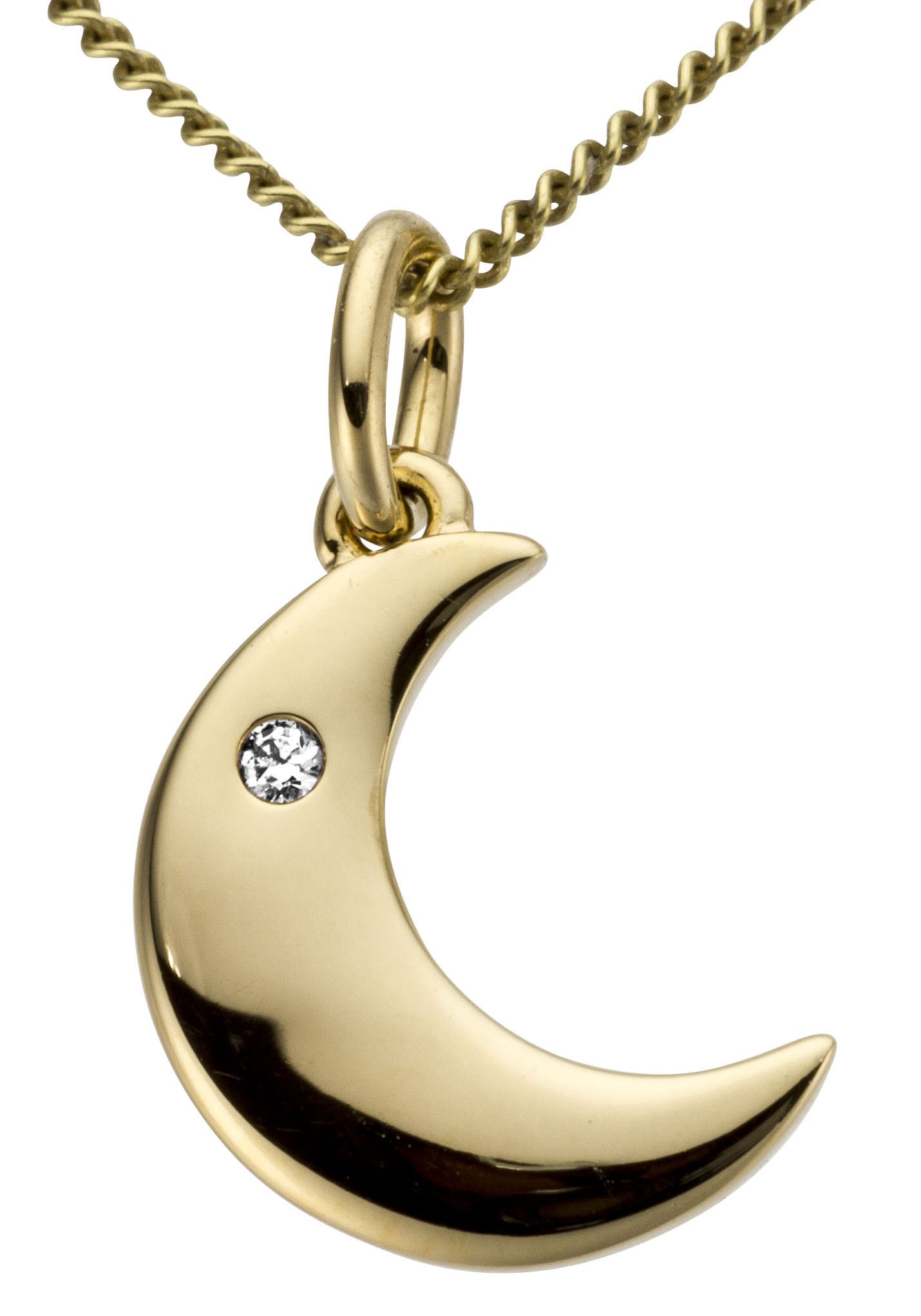 Kettenanhänger »Schmuck Geschenk Gold 333 Halsschmuck Anhänger für Halskette Mond«,...