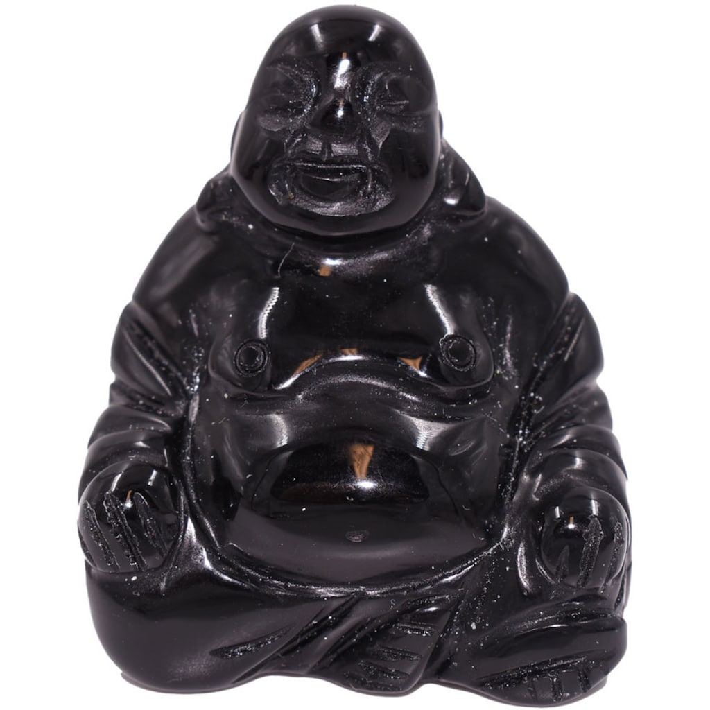 Firetti Buddhafigur »Schmuck Geschenk Edelsteinfigur Selbstbewusstsein & Kraft Onyx«