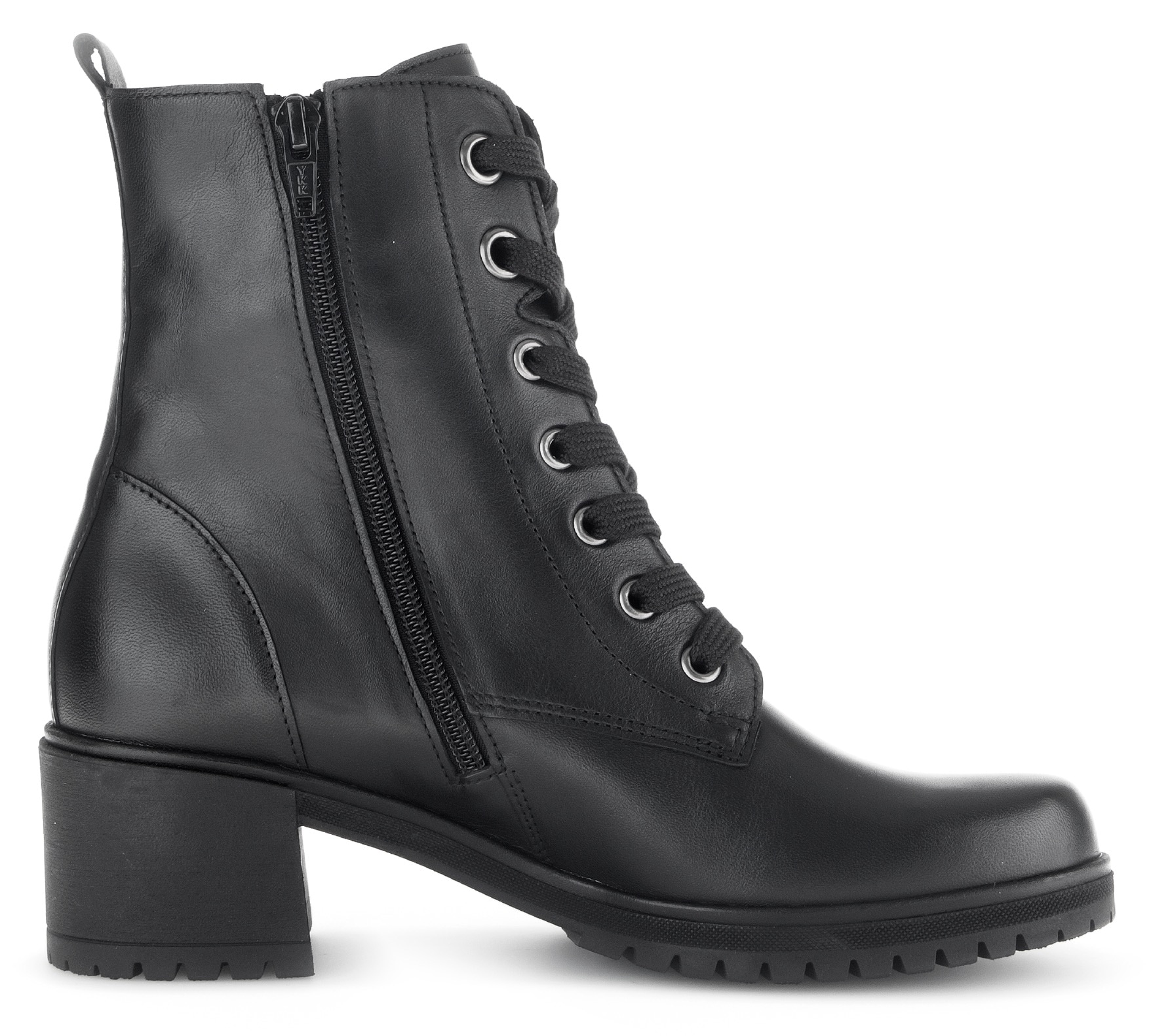 Gabor Schnürstiefelette, Blockabsatz, Schnürboots, Stiefelette mit Best Fitting-Ausstattung