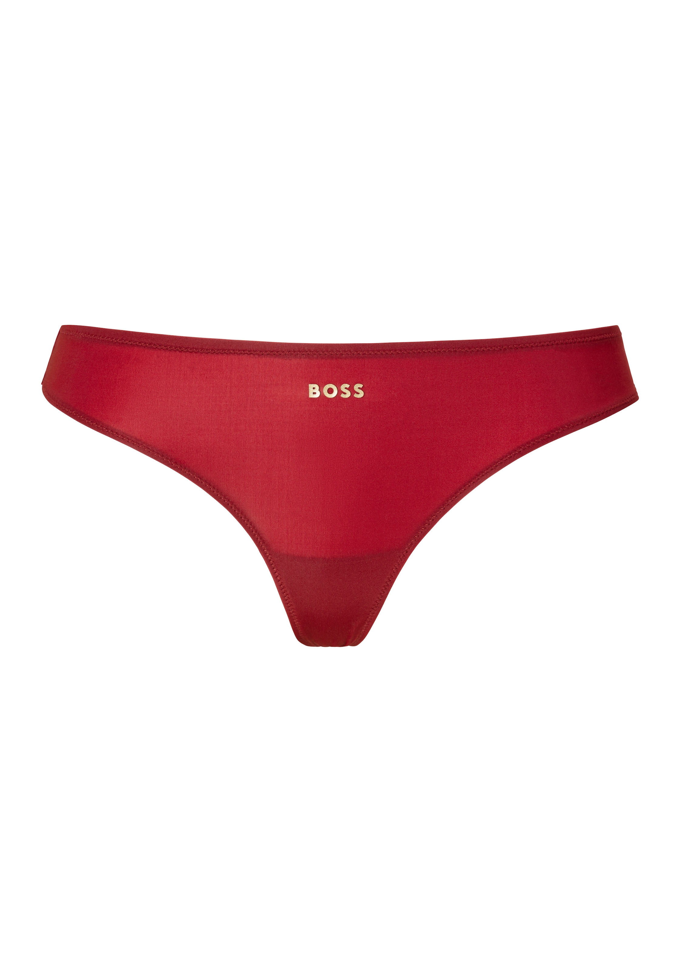 BOSS Tanga, (Packung, 3 St.), mit Markenlogo