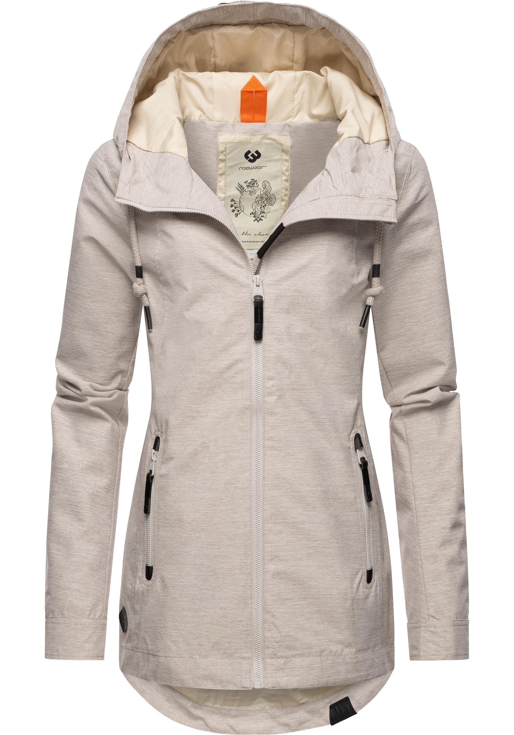 Ragwear Outdoorjacke »Zuzka«, mit Kapuze, stylische Übergangsjacke mit großer Kapuze