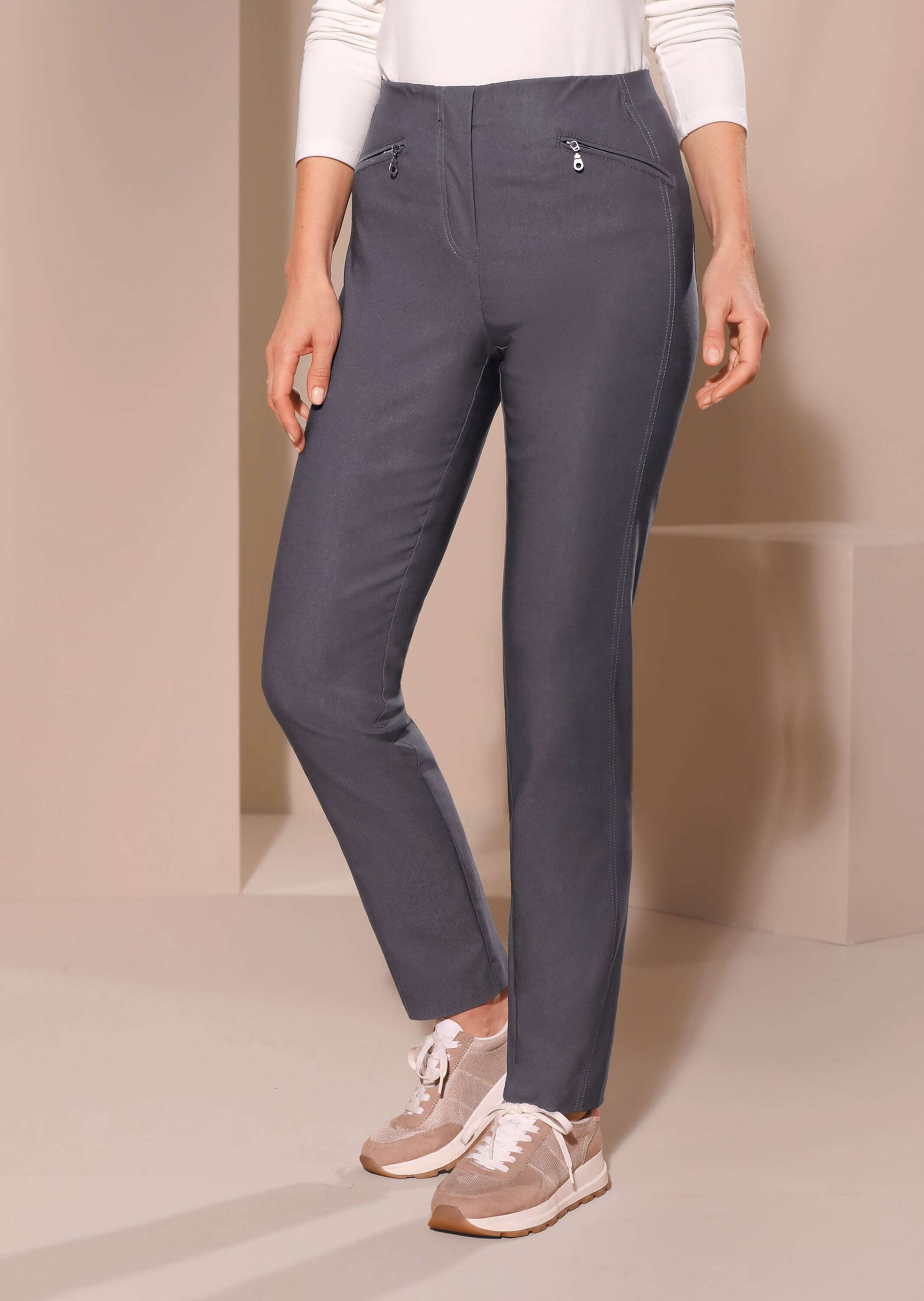 GOLDNER 2-in-1-Hose "Wärmende Schlupfhose LOUISA in knitterarmer Ware" günstig online kaufen