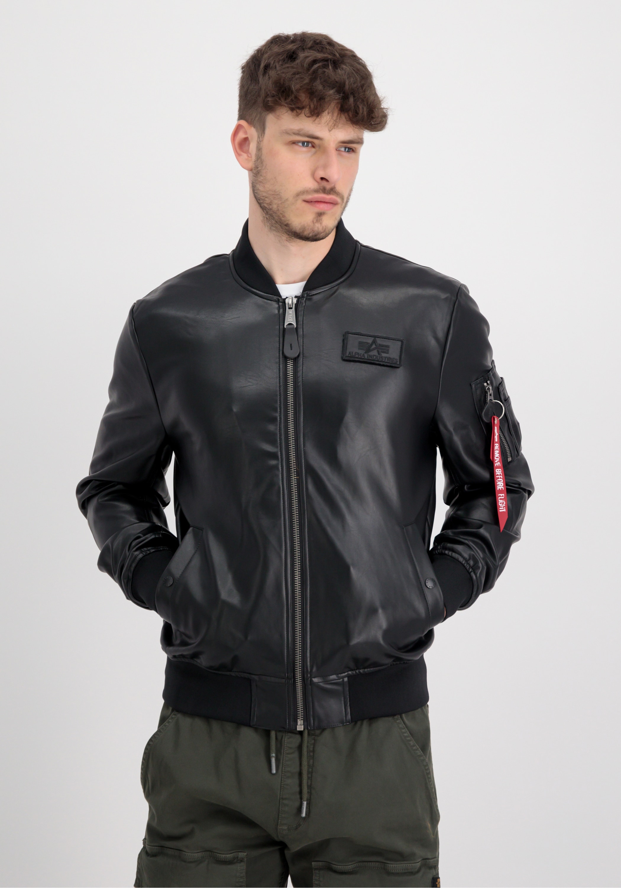 Alpha Industries Lederjacke »ALPHA INDUSTRIES Men - Leather & Vegan Jackets«