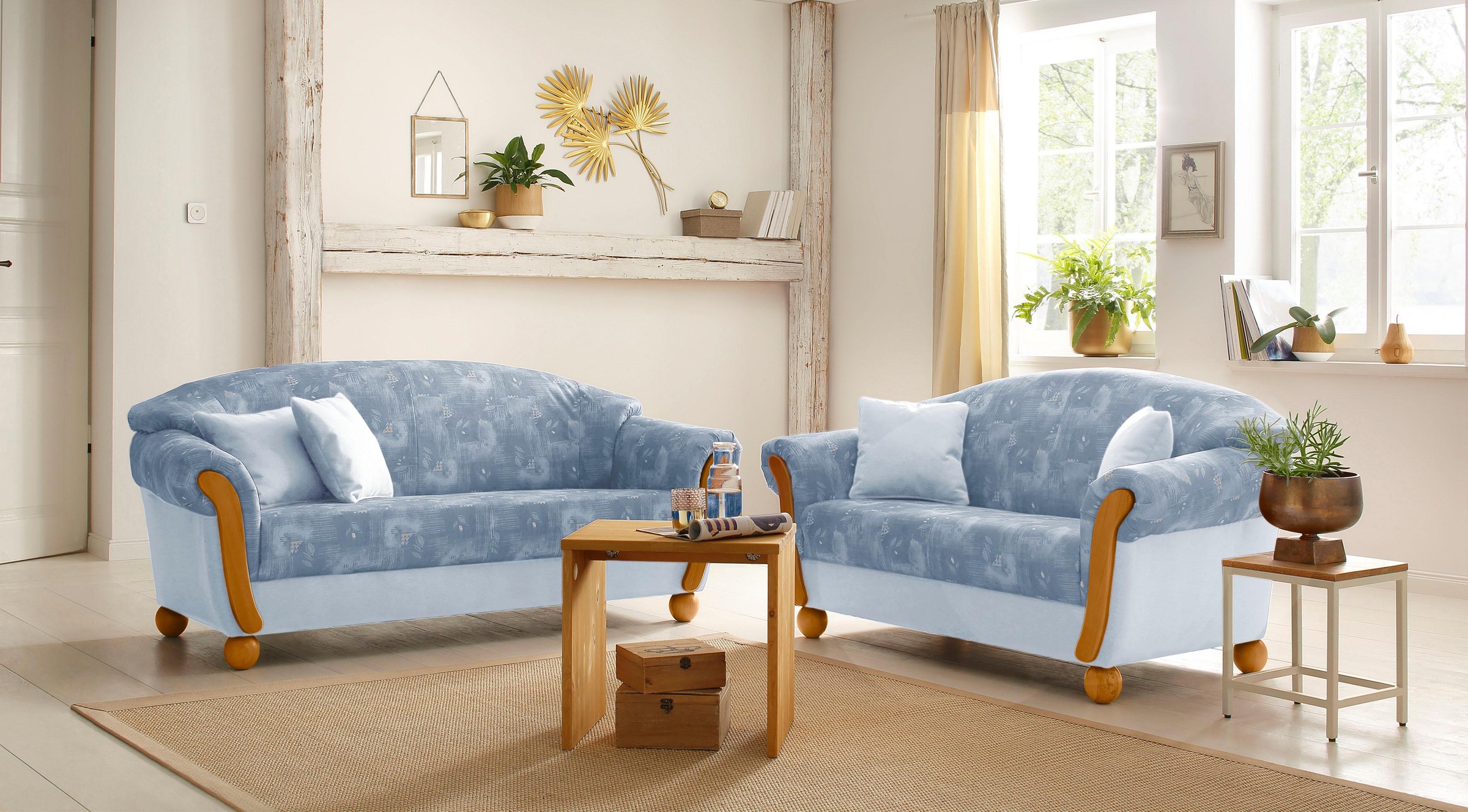 Home affaire Polstergarnitur »Milano«, 2-Sitzer und 3-Sitzer kaufen | BAUR