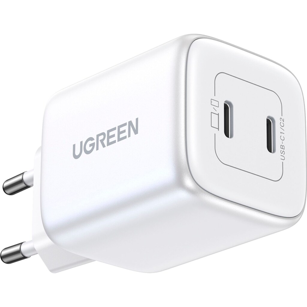 UGREEN USB-Ladegerät »Nexode Dual USB-C 45W (25W+20W) PD«, 4050 mA