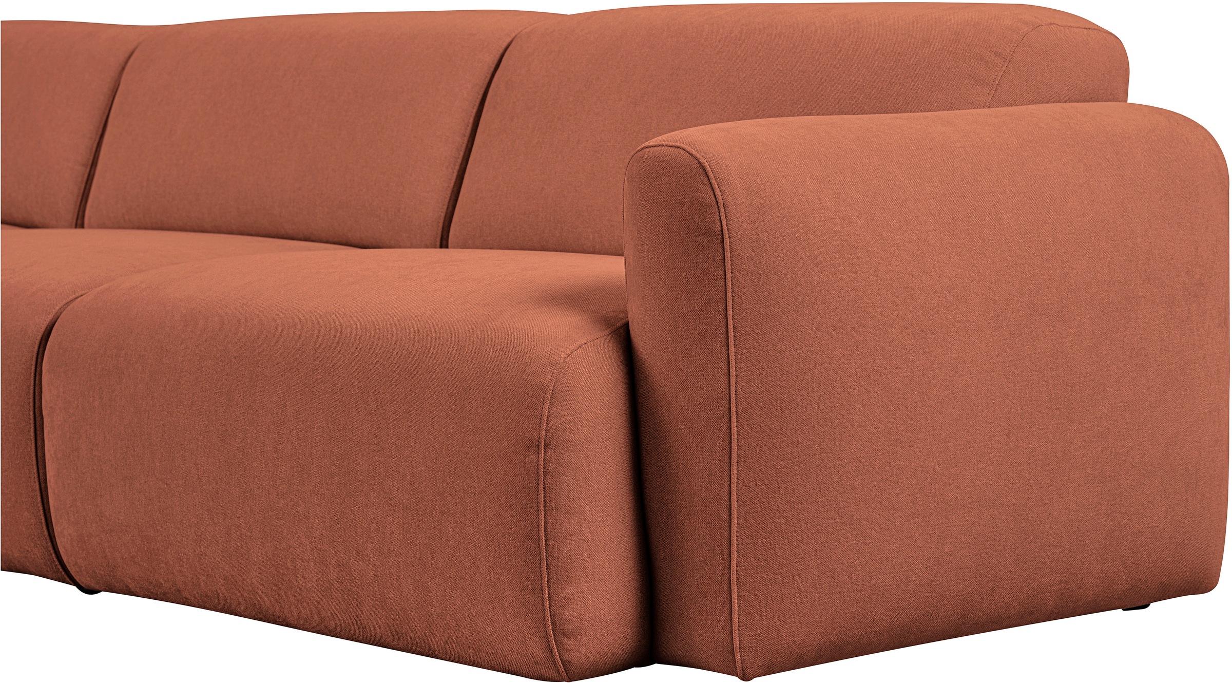 andas Ecksofa »Myrland«, Breite 241 cm, Chenille, Easy Clean Stoff, mit Kaltschaum