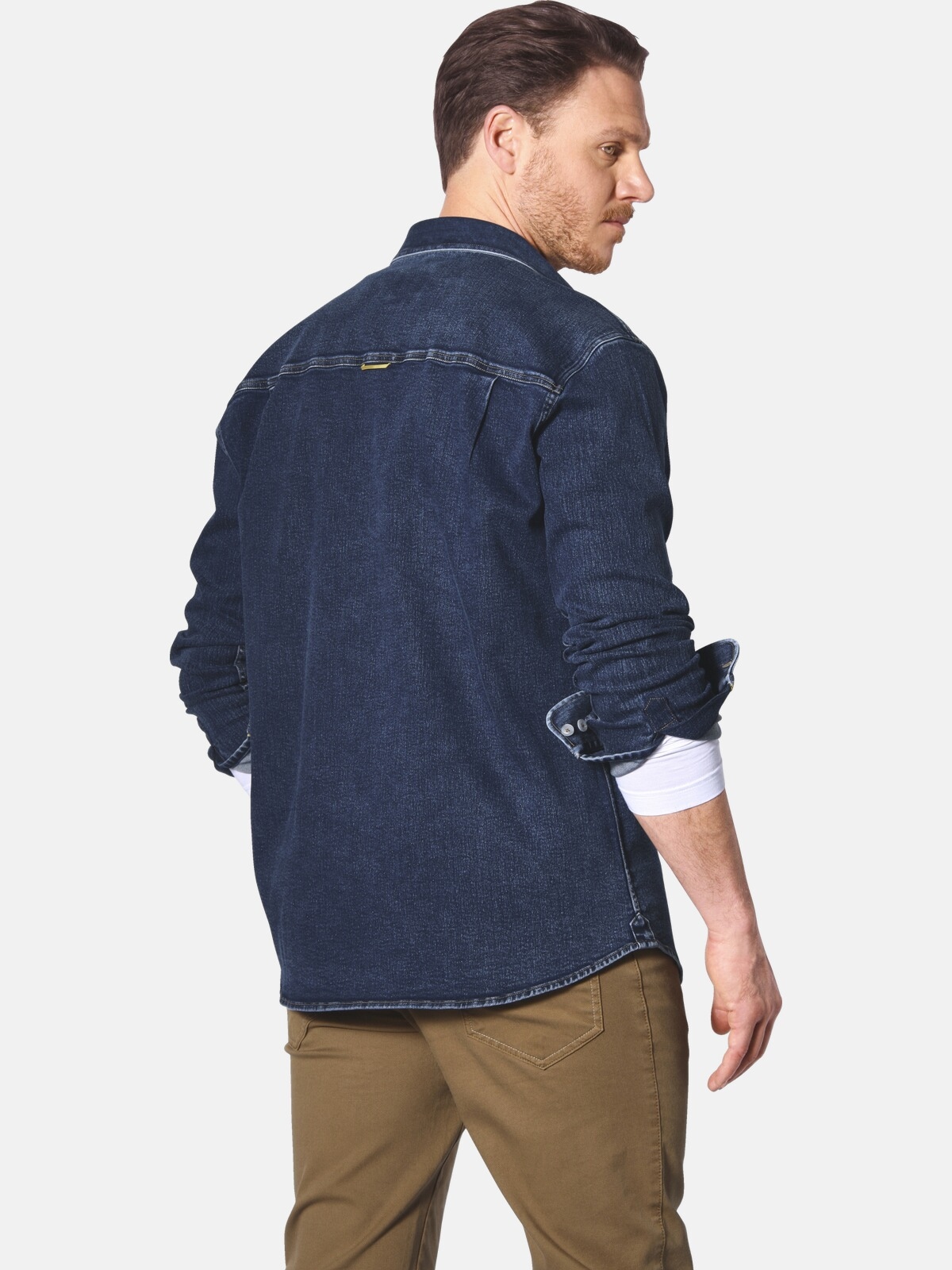Jan Vanderstorm Jeanshemd »Jeanshemd OLAVIK«, (1 tlg.), mit Brusttasche