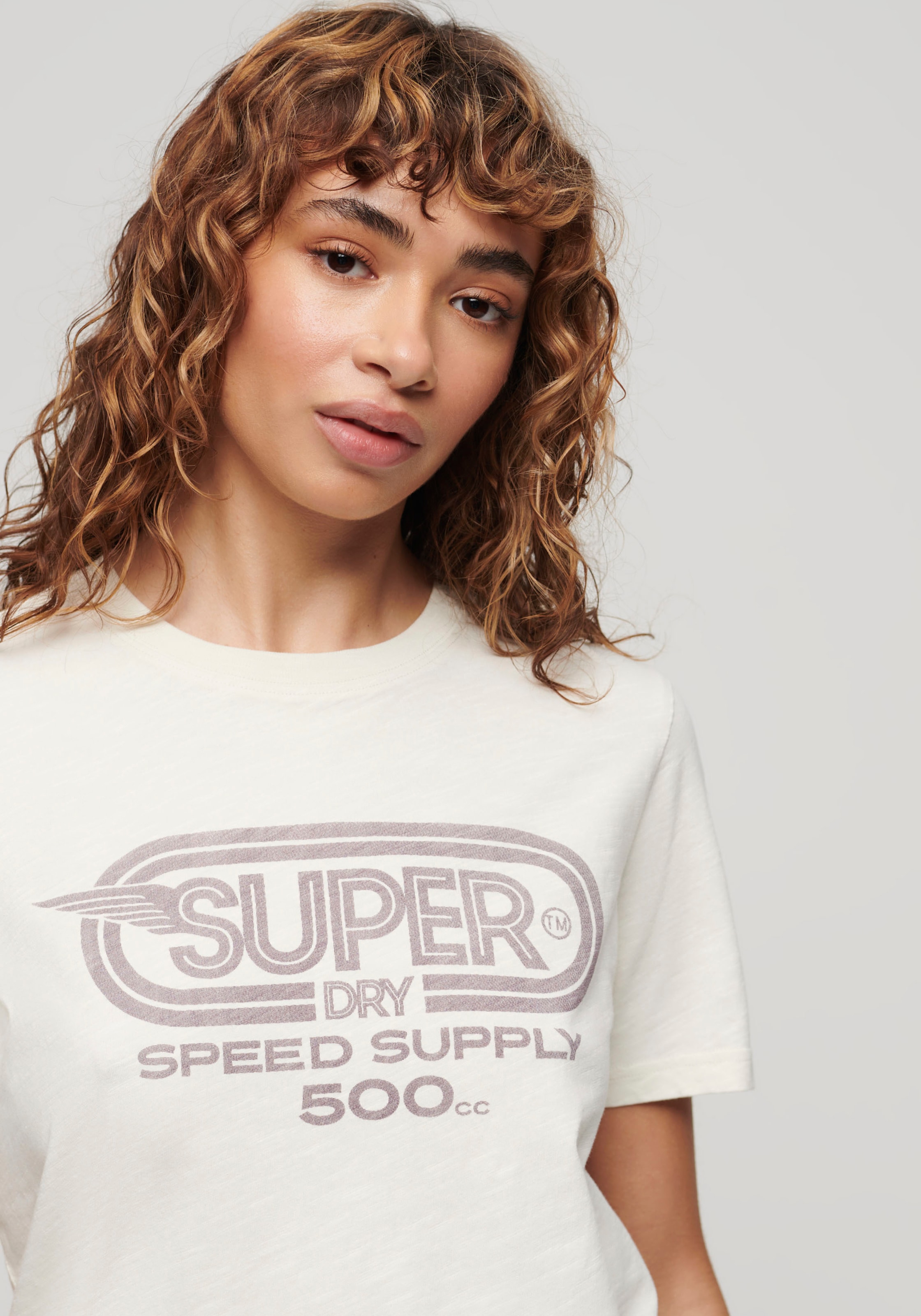 Superdry Print-Shirt »ARCHIVE KISS PRINT RELAXED TEE«