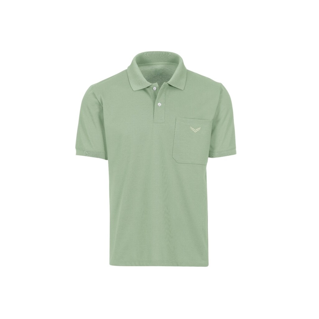 Trigema Poloshirt »TRIGEMA Polohemd mit Brusttasche«, (1 tlg.)