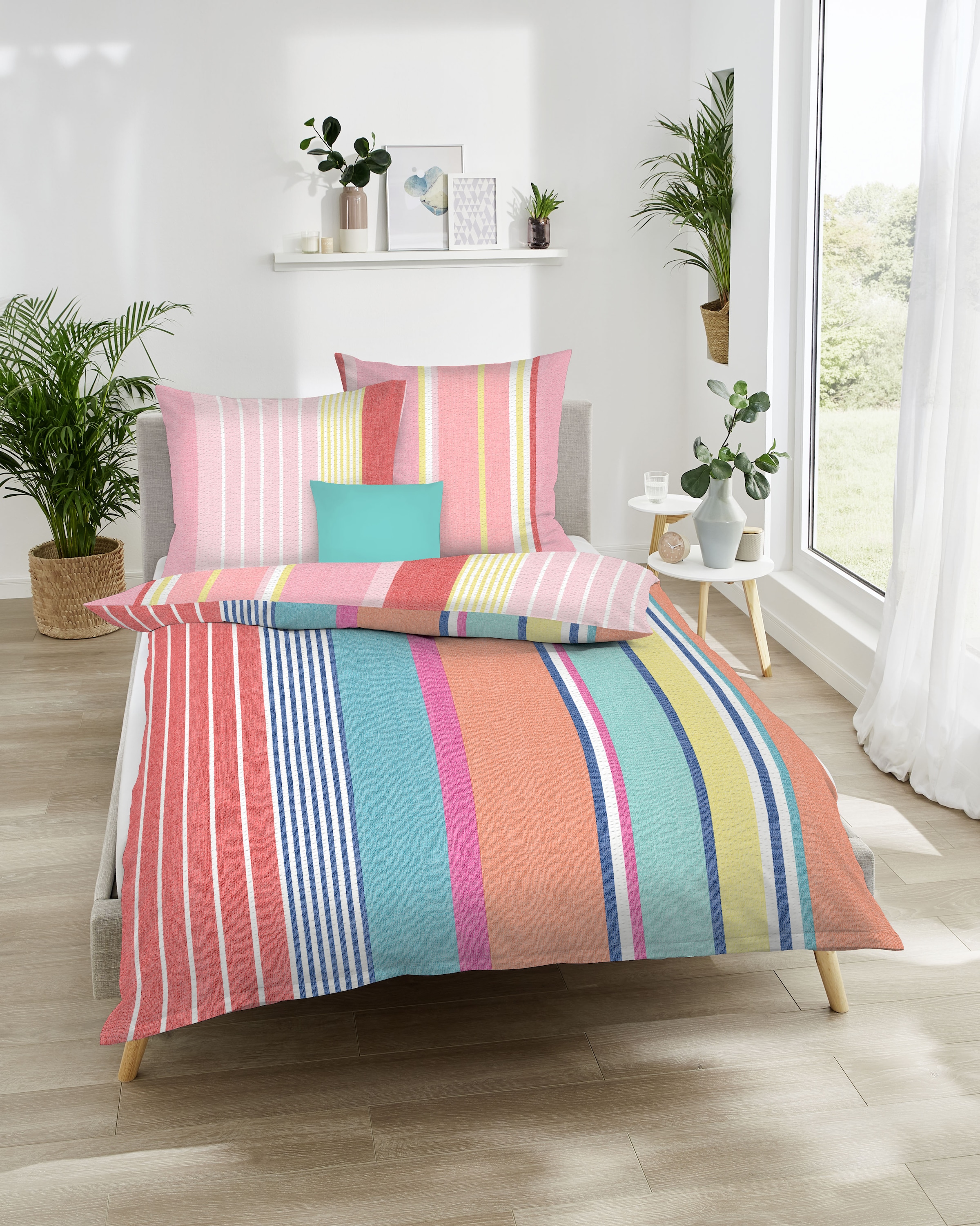 Kaeppel Wendebettwäsche "Dutch" 2 Stk. tlg. mit Streifen günstig online kaufen