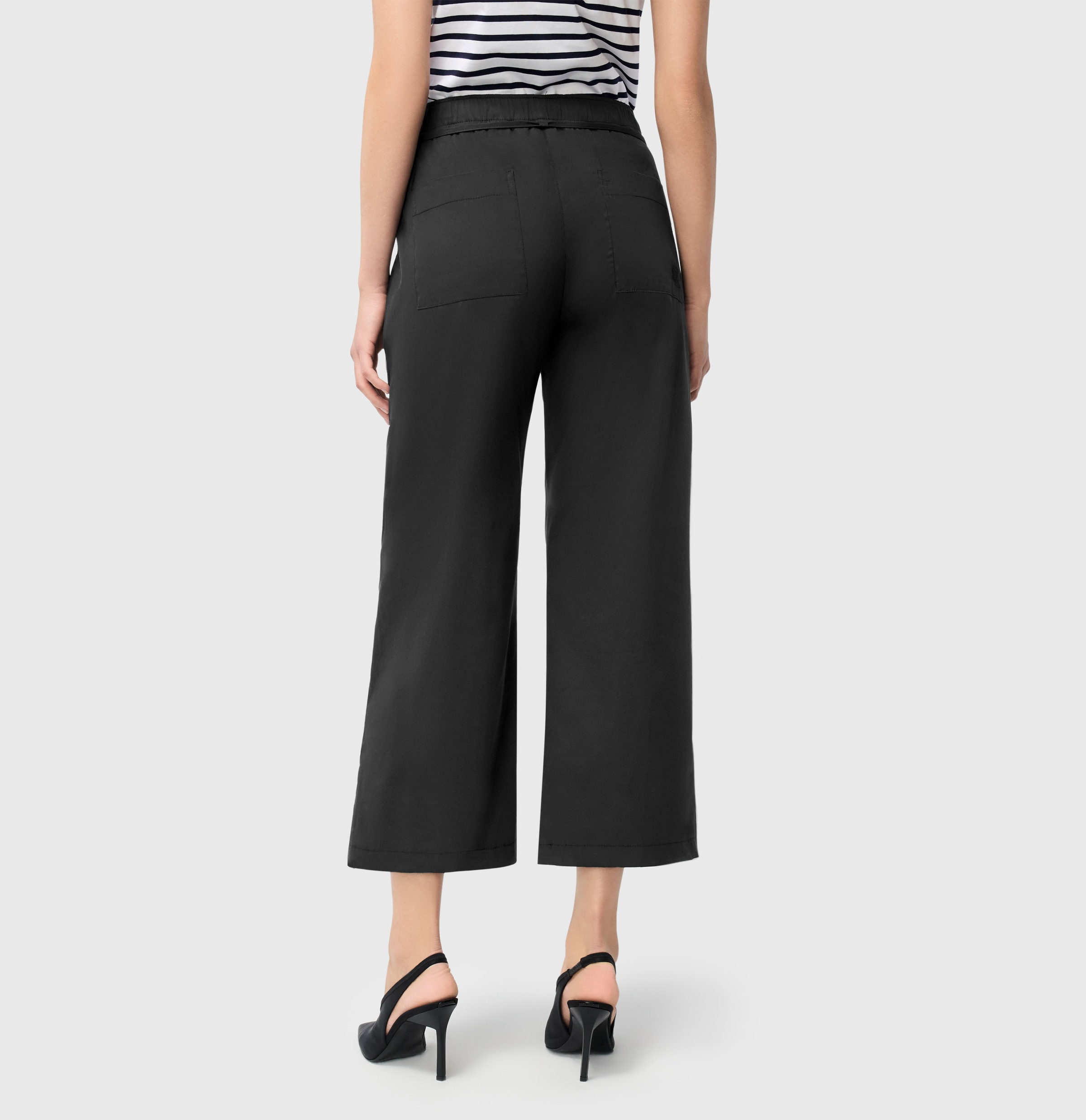 MAC 7/8-Hose "CHIARA BELT cropped" Wide Fit, mit geradem, weitem Bein günstig online kaufen