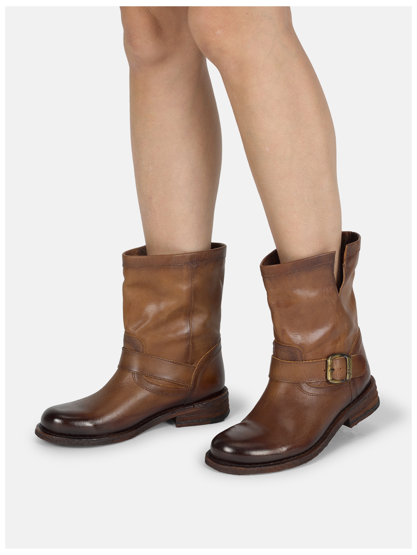Felmini Bikerboots »Felmini Stiefelette Leder«