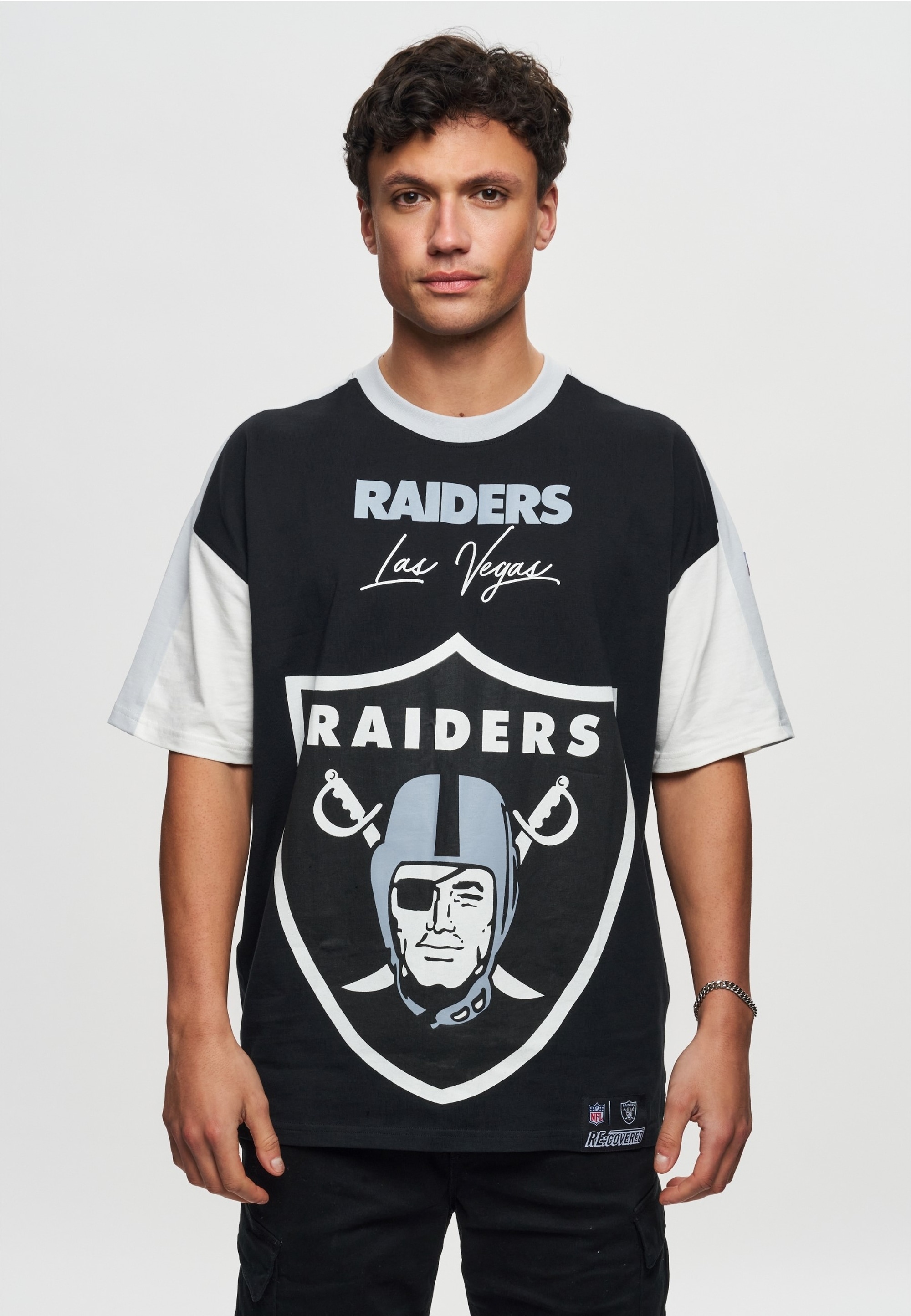 Recovered T-Shirt "NFL Raiders Las Vegas Cut and Sew Oversized" 1 Stk. tlg. günstig online kaufen
