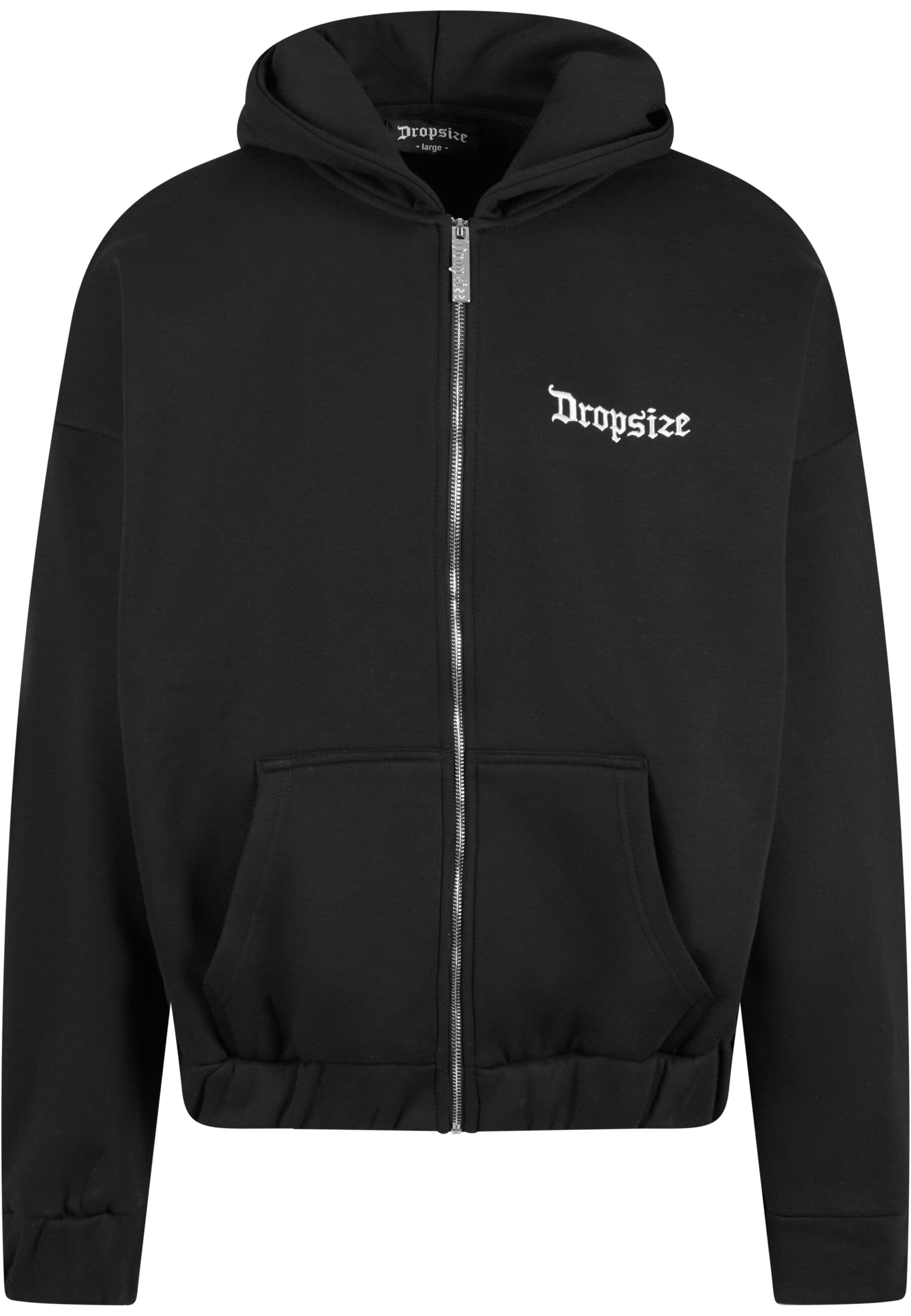 Dropsize Sweatjacke "Dropsize Herren Heavy Oversize Legends Zip Hoodie" günstig online kaufen