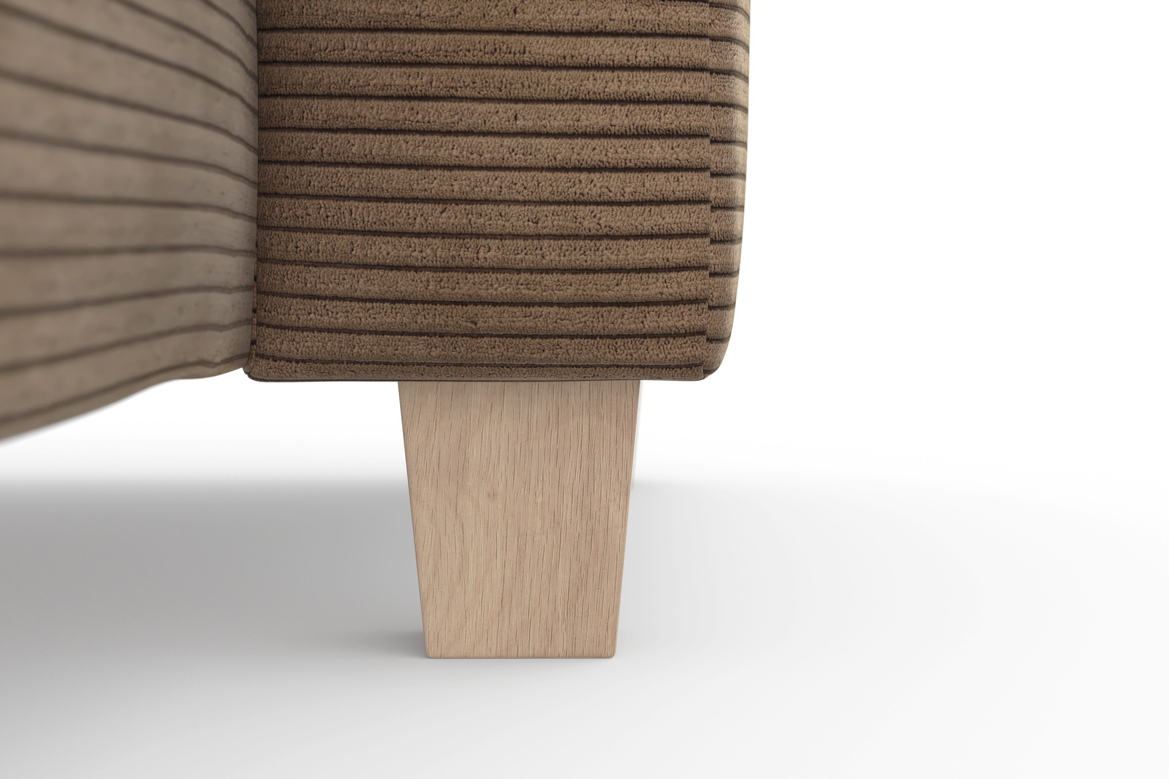 Home affaire Ecksofa »Summer L-Form«, mit Recamiere, mit oder ohne Bettfunktion und Bettkasten, Cord-Bezug
