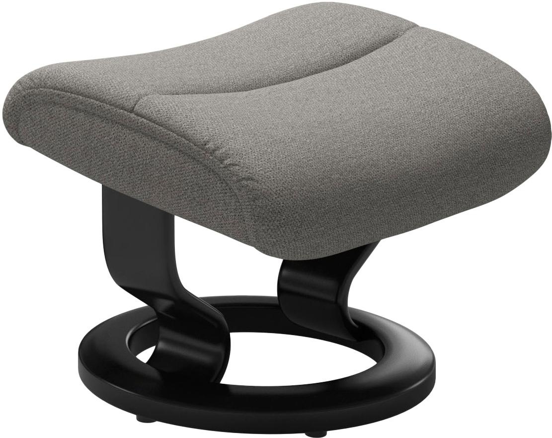 Stressless® Relaxsessel »View«, (Set, Relaxsessel mit Hocker), mit Classic Base, Größe M,Gestell Schwarz