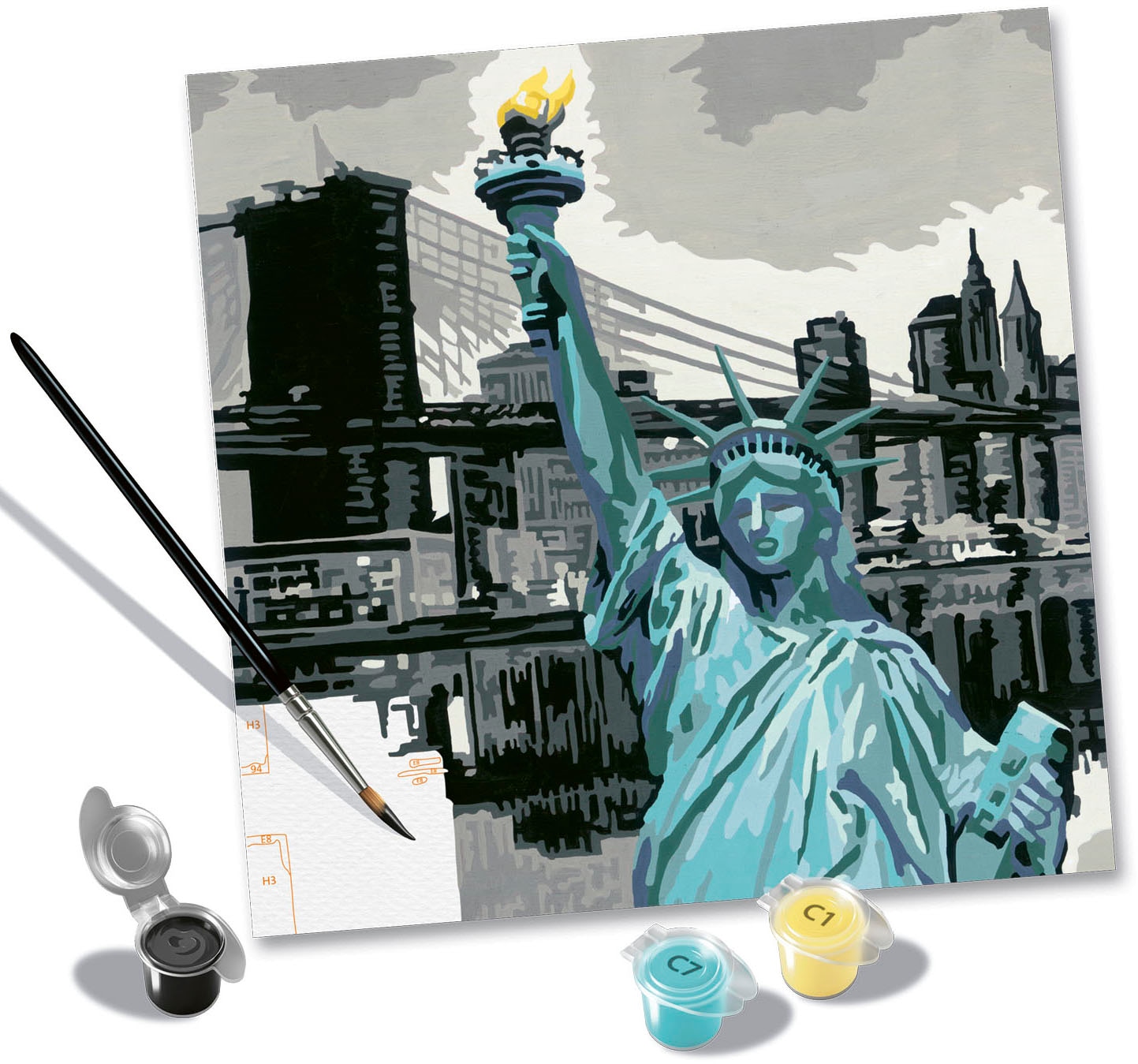 Ravensburger Malen nach Zahlen »CreArt, New York City Vibes«, Made in Europe