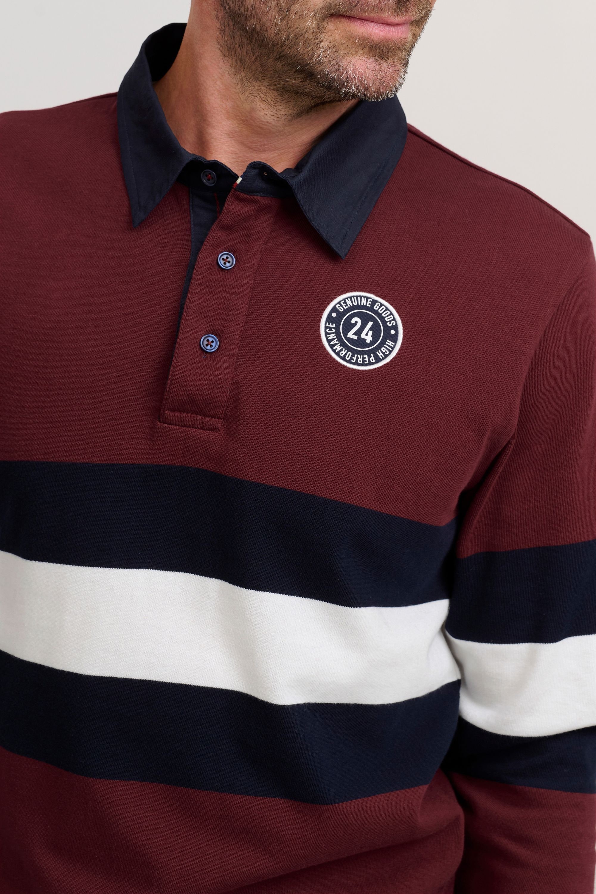 FQ1924 Langarm-Poloshirt »Langarm-Poloshirt FQMikkael«
