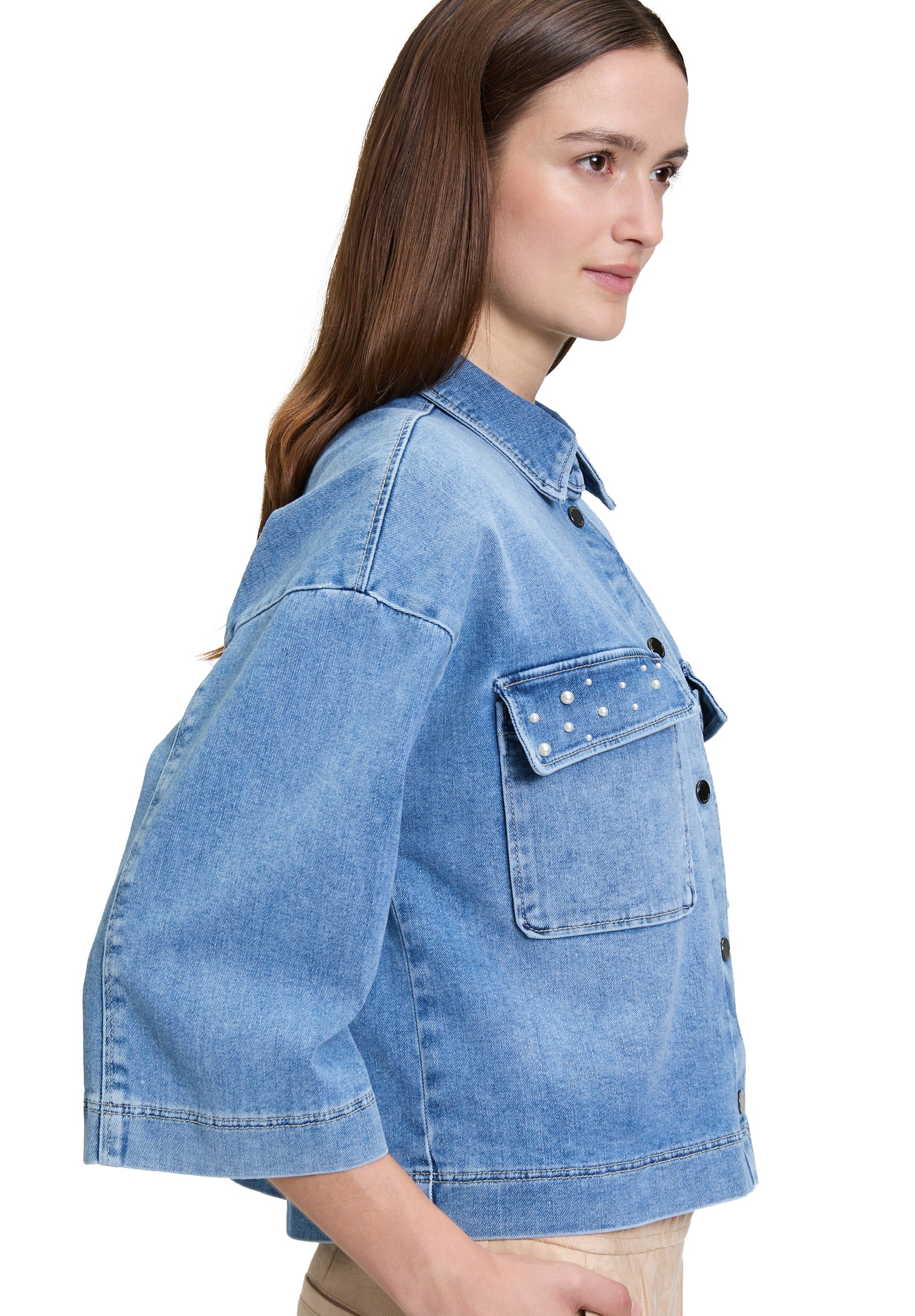 Betty&Co Jackenblazer »Damen mit Perlen« Perlen