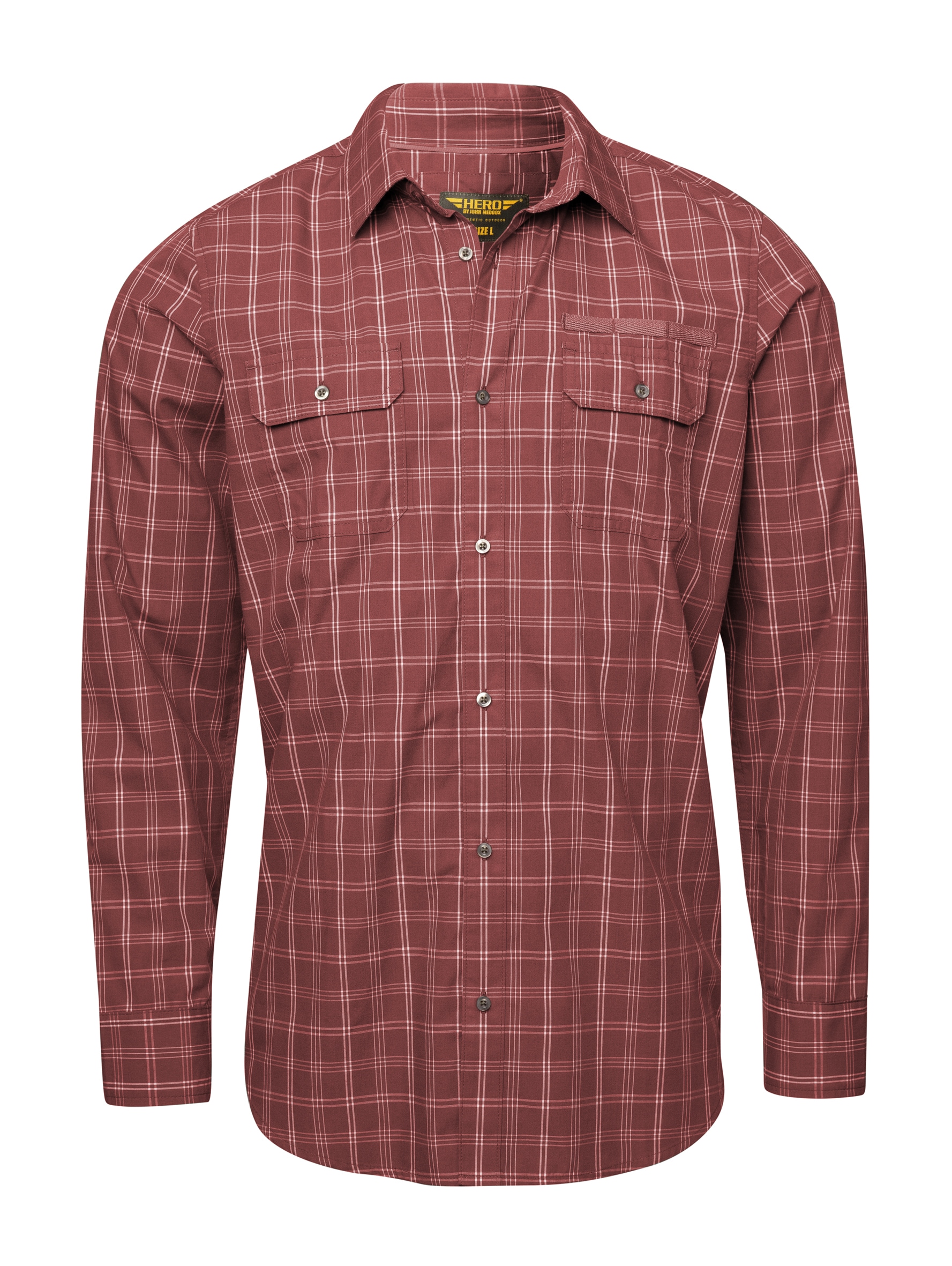 HERO by John Medoox Langarmshirt "HARRY Kent Hemd" Regular Fit Casual Funkt günstig online kaufen