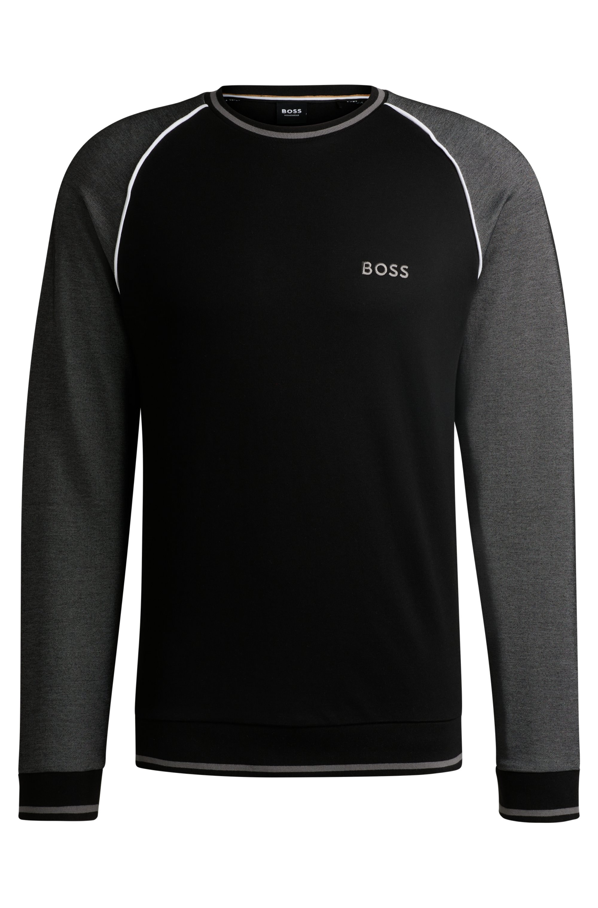 BOSS Sweatshirt, mit kontrastfarbenen Details